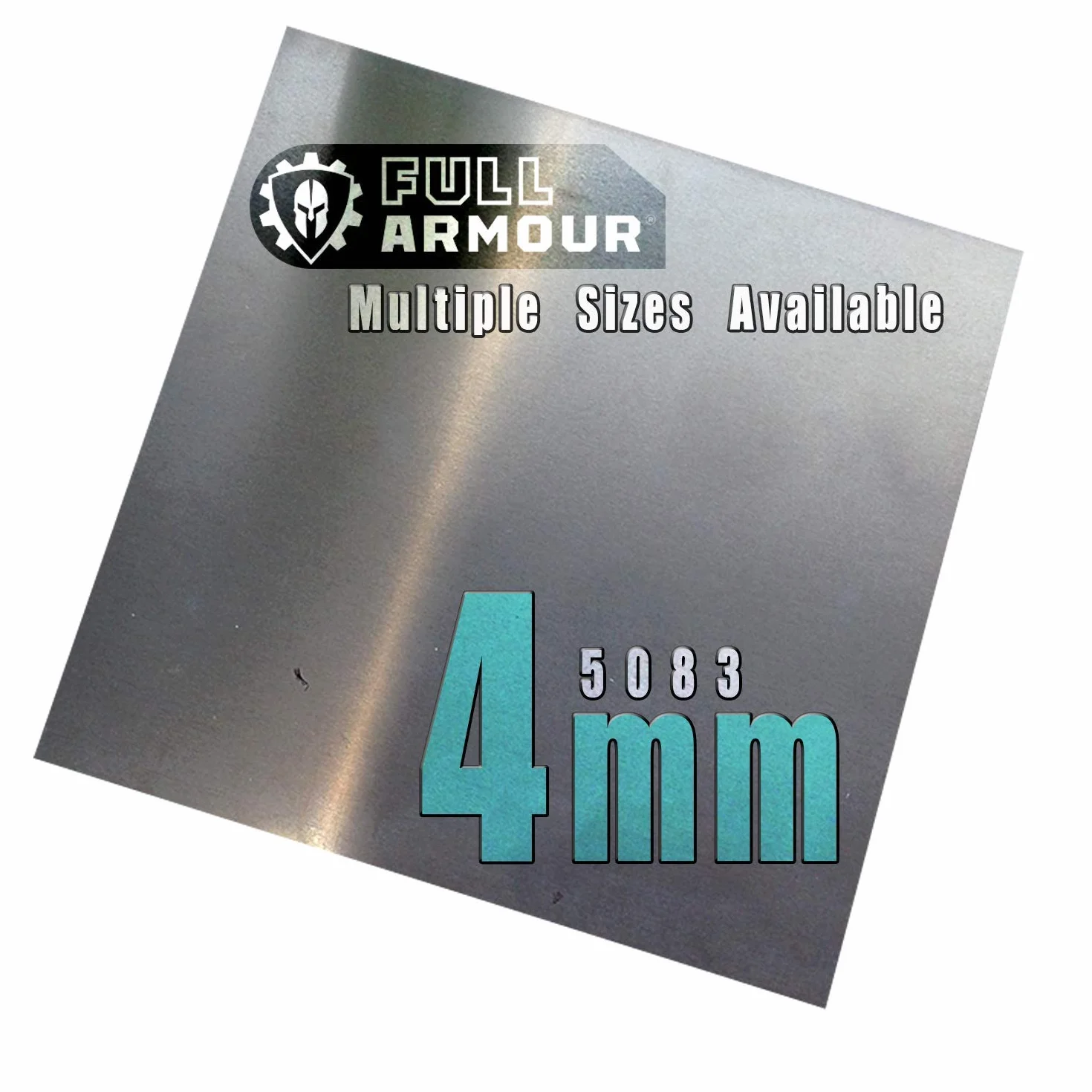 Płyta aluminiowa 4 mm - 5083 150 mm x 150 mm (15cm x 15cm)