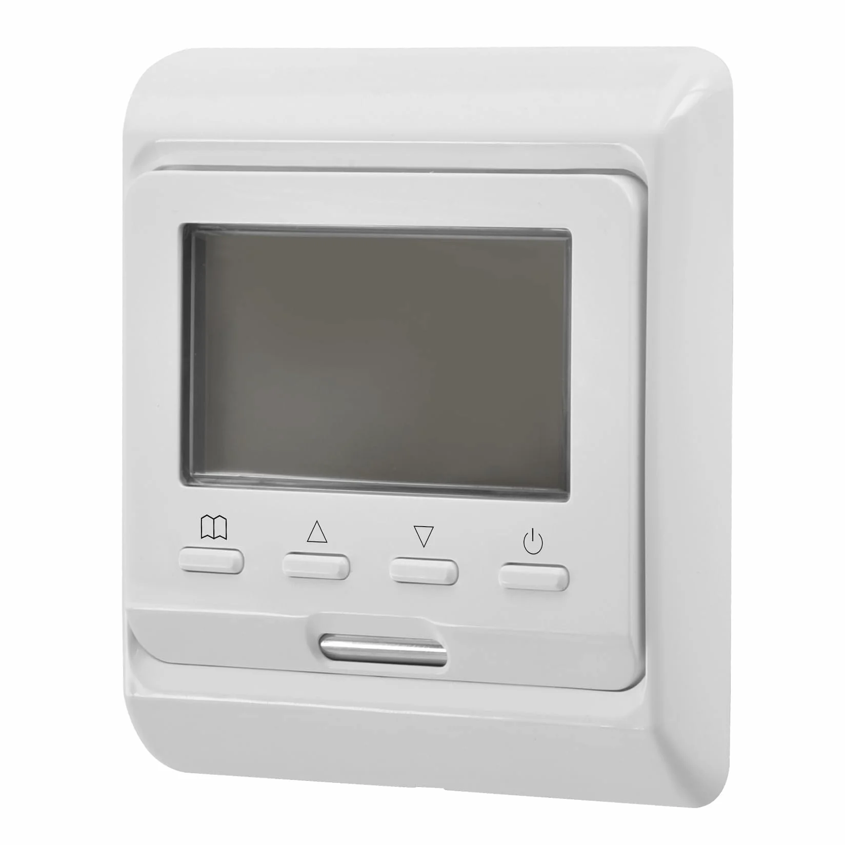 Heschen HS-E806 Programowalny termostat pokojowy do ogrzewania podłogowego, cyfrowy regulator temperatury LCD z 6-okresowym programowaniem tygodniowym, 220 V/230 V, 3 A, niepalny PC