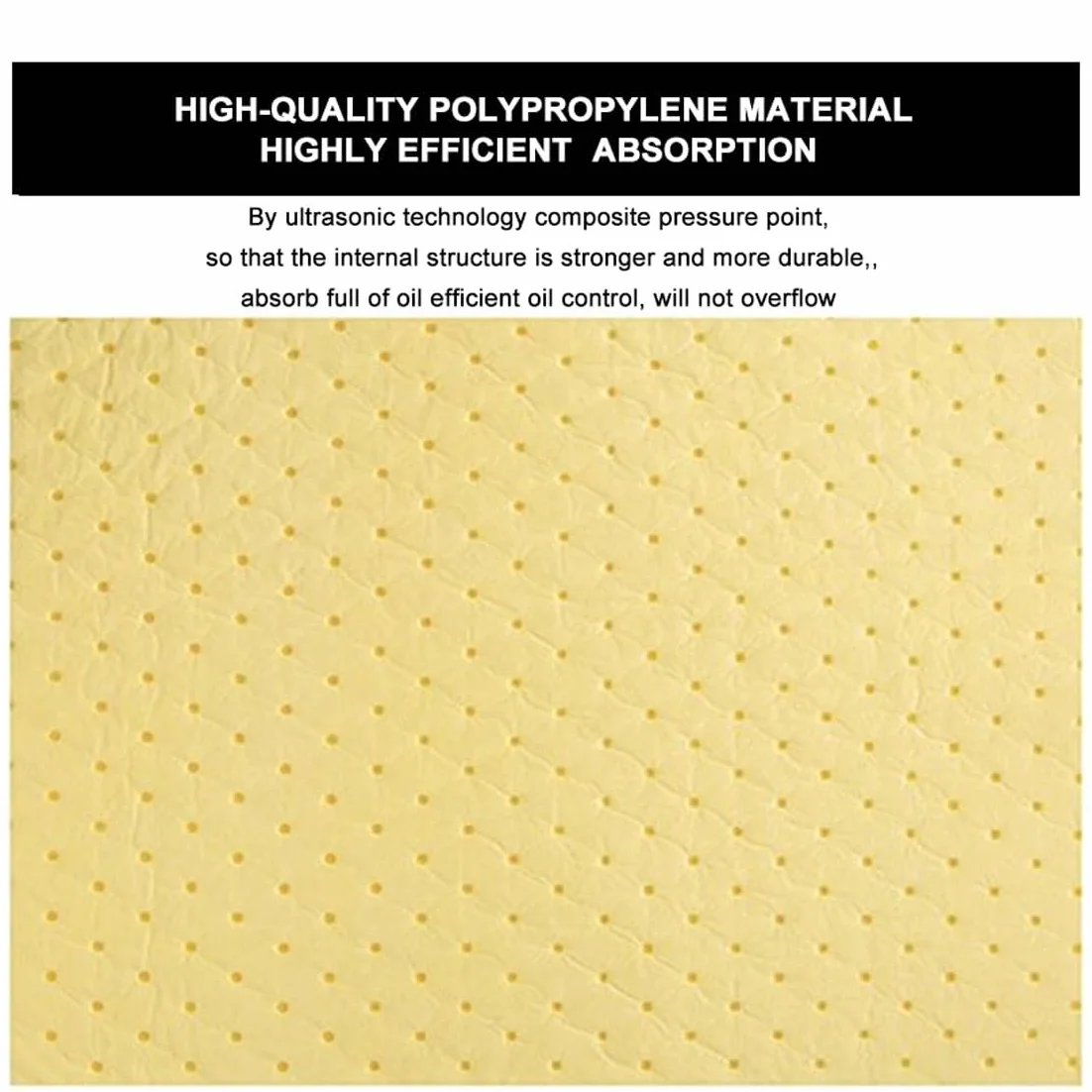 Uniwersalna Mata Pochłaniająca Olej (chemikalia/olej/woda - 3 Rodzaje) Mat Przeciwrozlewowych Do Użytku Wewnątrz/zewnątrz Budynków(Size:10 sheets,Color:CHEMICAL 2mm)