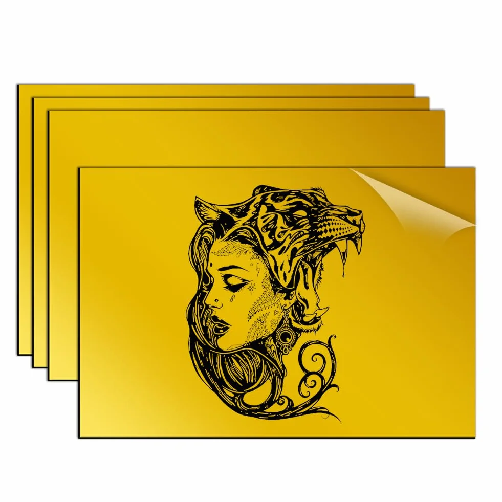 Materiał laserowy, tabliczki do grawerowania, półfabrykaty, 30 x 20 cm, 1,3 mm, płyta z tworzywa sztucznego do grawerowania, 4 sztuki, płytki do grawerowania, do tabliczki z nazwiskiem, drzwi