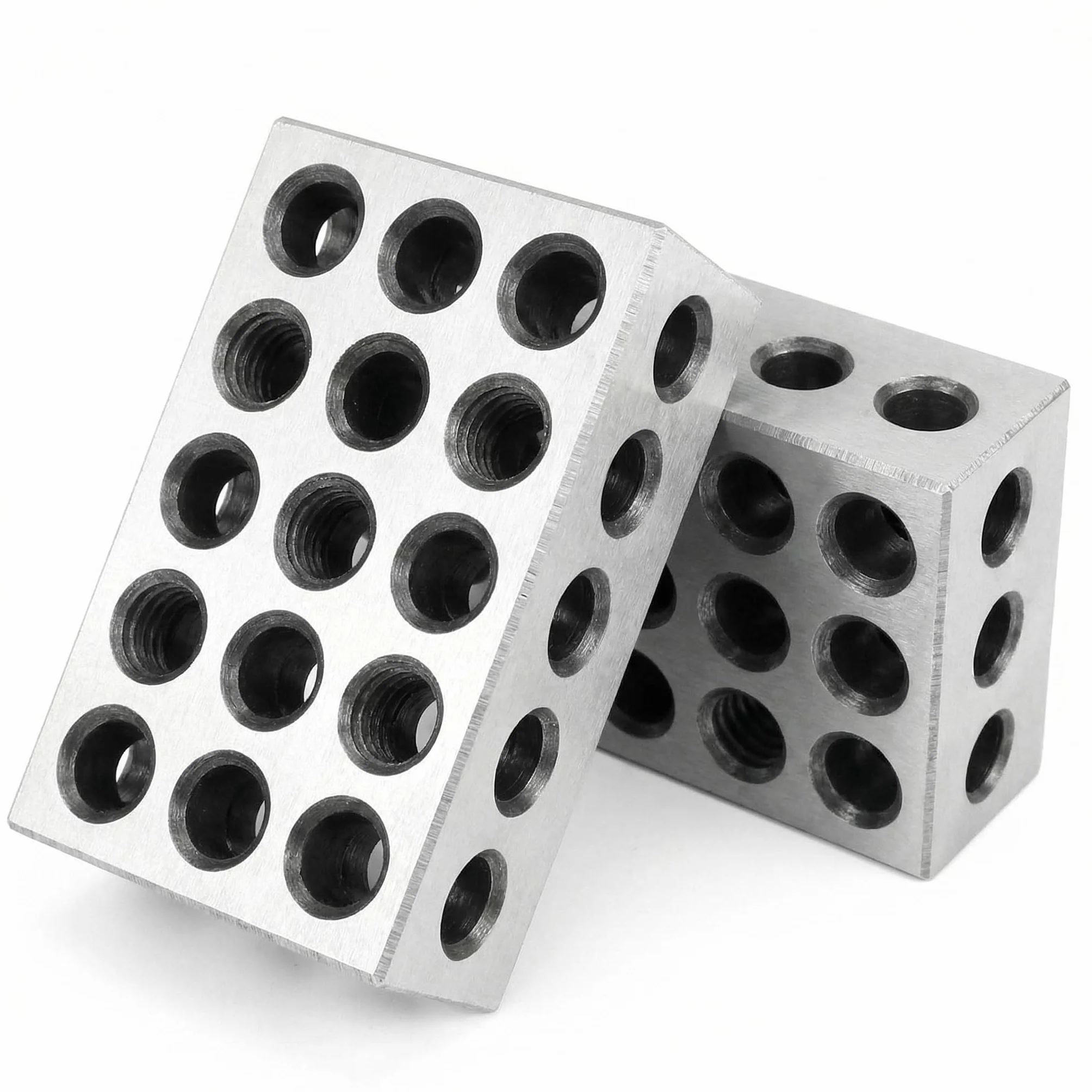 QWORK® Precyzyjne bloki zaciskowe z 23 otworami i dystanse metryczne