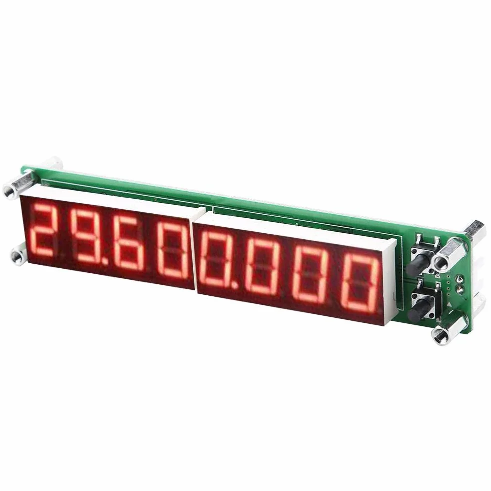 PLJ-8LED-H RF licznik częstotliwości Cymometr moduł tester 0,1~1000 MHz (podświetlana czcionka czerwona)