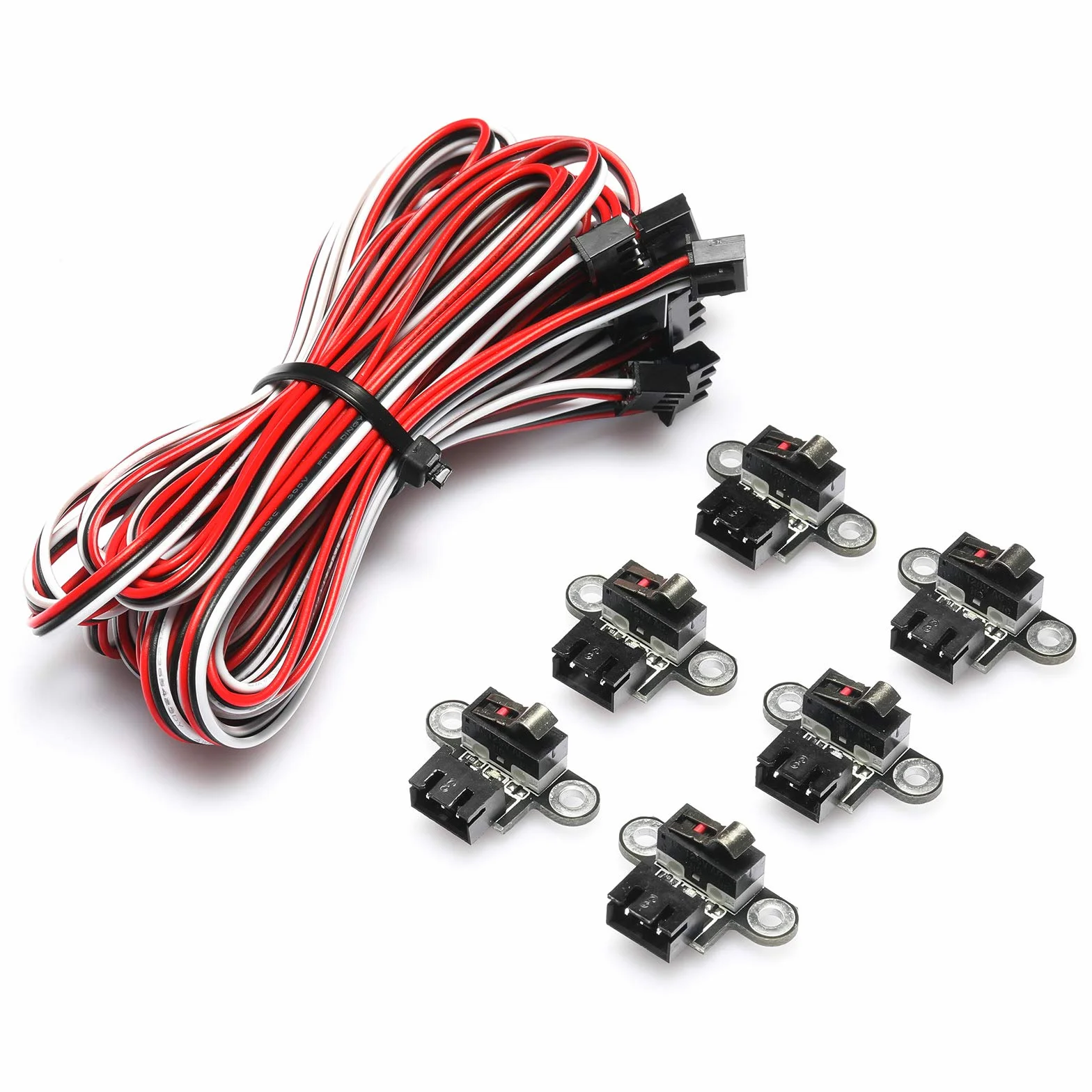 Genmitsu Mikroprzełączniki Krańcowe 6 szt. 3-pinowy Kabel 1 m do 3018-PROVer/3018-MX3/3018-PROVer Mach3