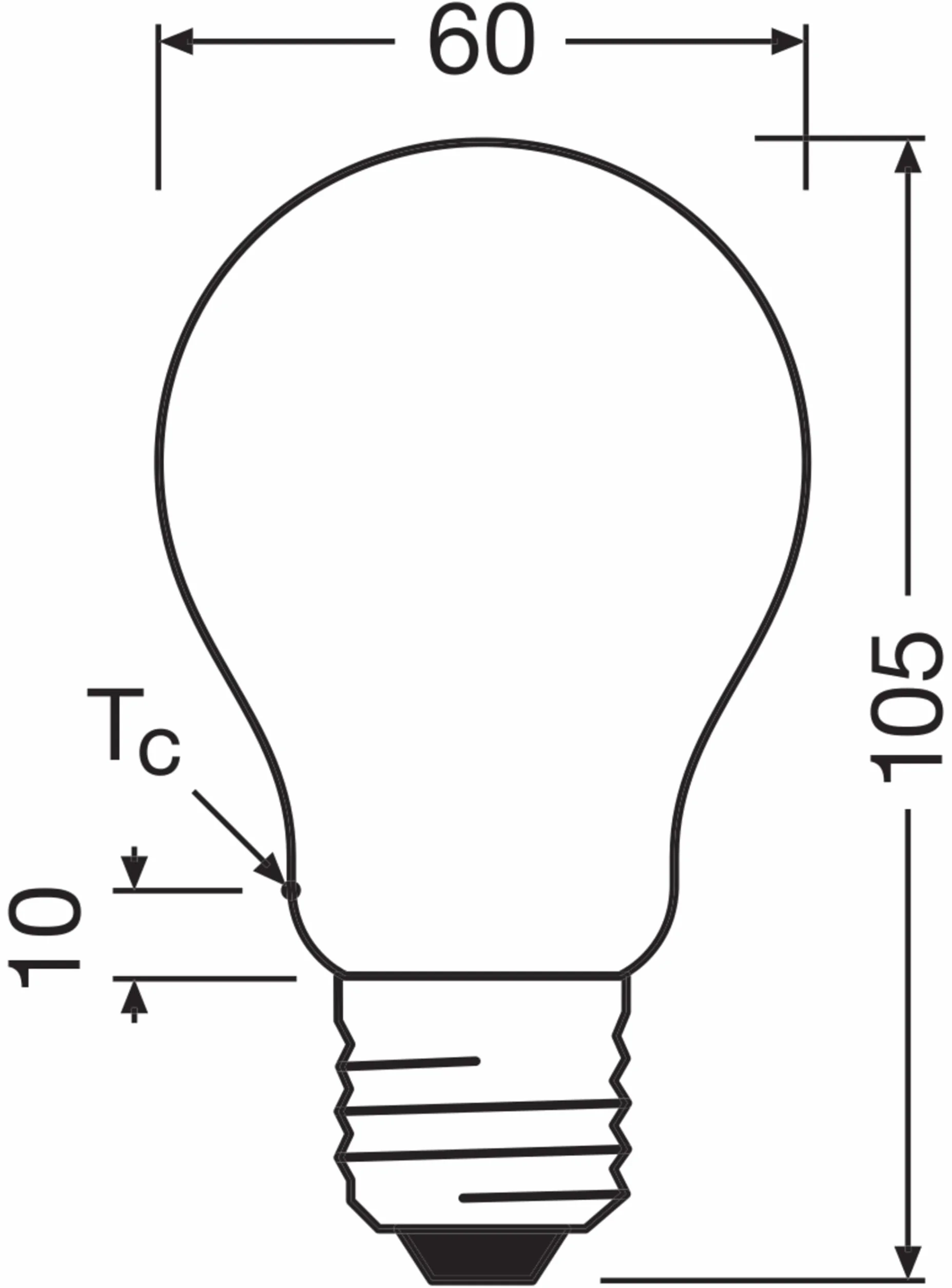 LED LAMPS ENERGY CLASS A ENERGY EFFICIENCY FILAMENT CLASSIC A 7.2W 827 Frosted E27