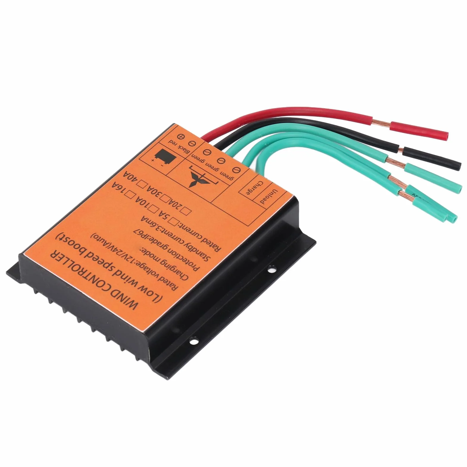 Kontroler ładowania MPPT 12V 24V 40A 300W-1000W Regulator Generatora Wiatrowego