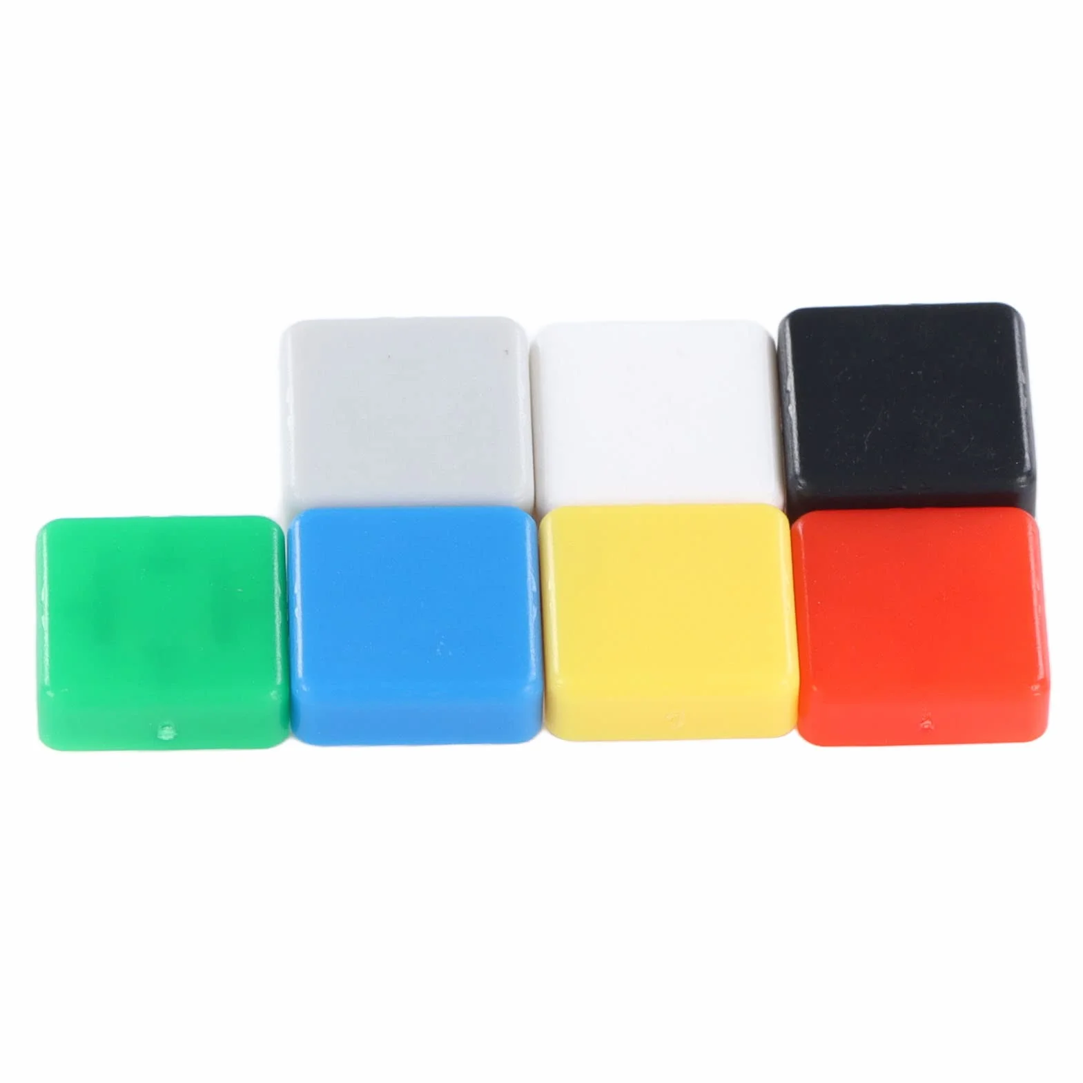 350 sztuk Micro Momentary Tact Button Switch Caps 7 Color Tactile Switch Cap Square Straight A14