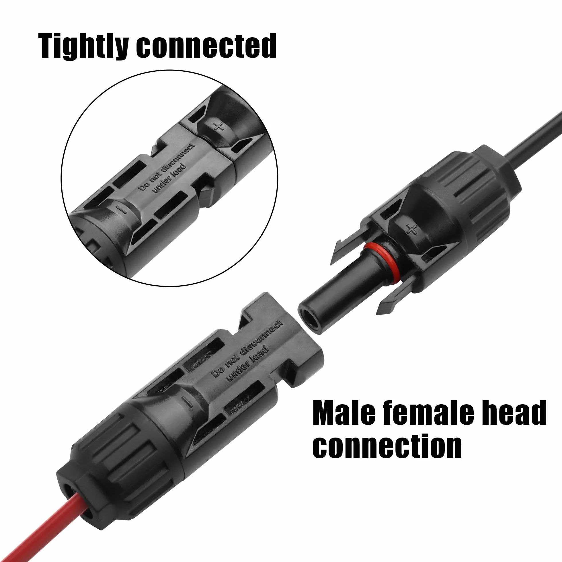 Złącze panelu słonecznego DC 5,5 x 2,1 mm kabel przedłużający Power Extension 16 AWG