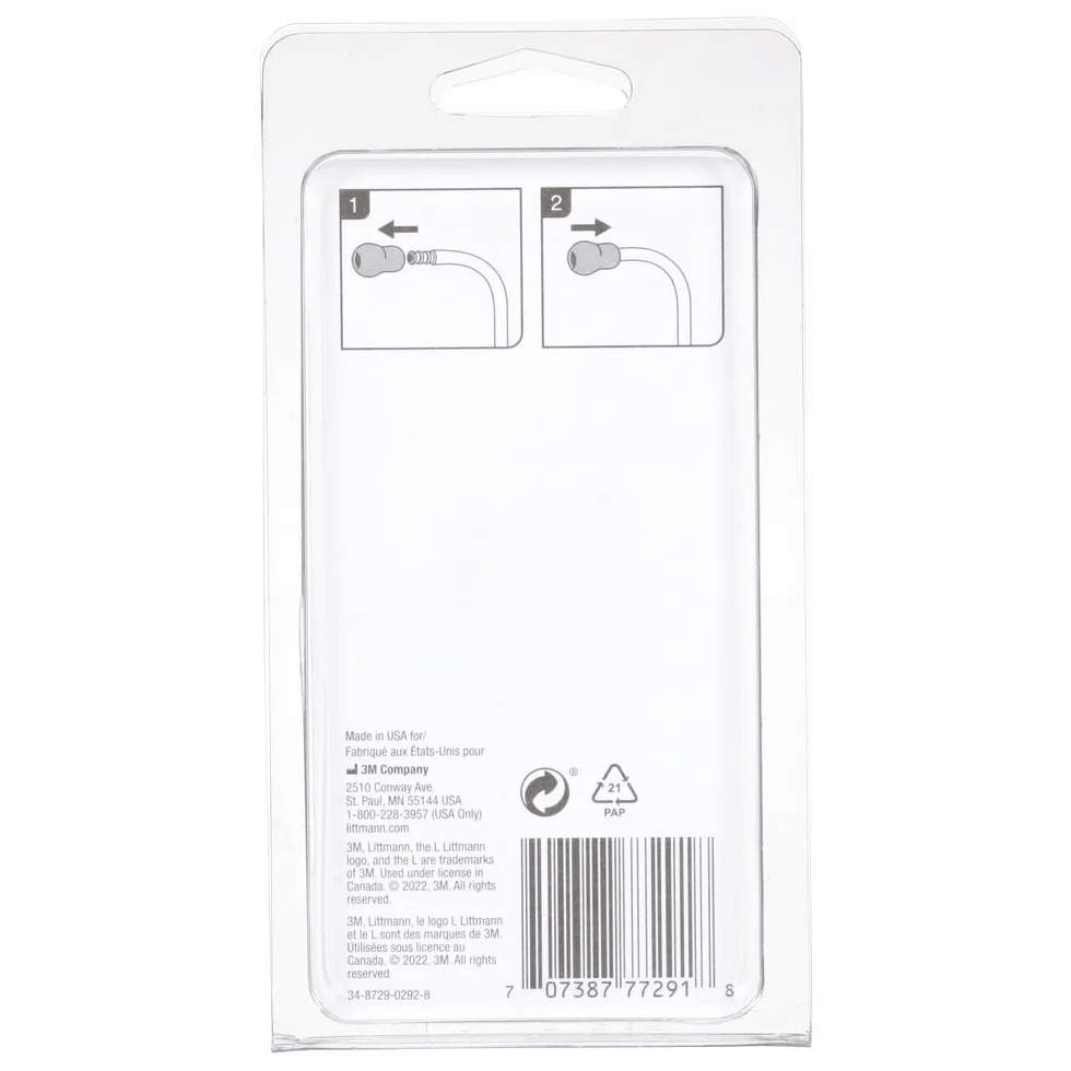 3M Littmann Zestaw oliwek, szare, duże i małe, 40002