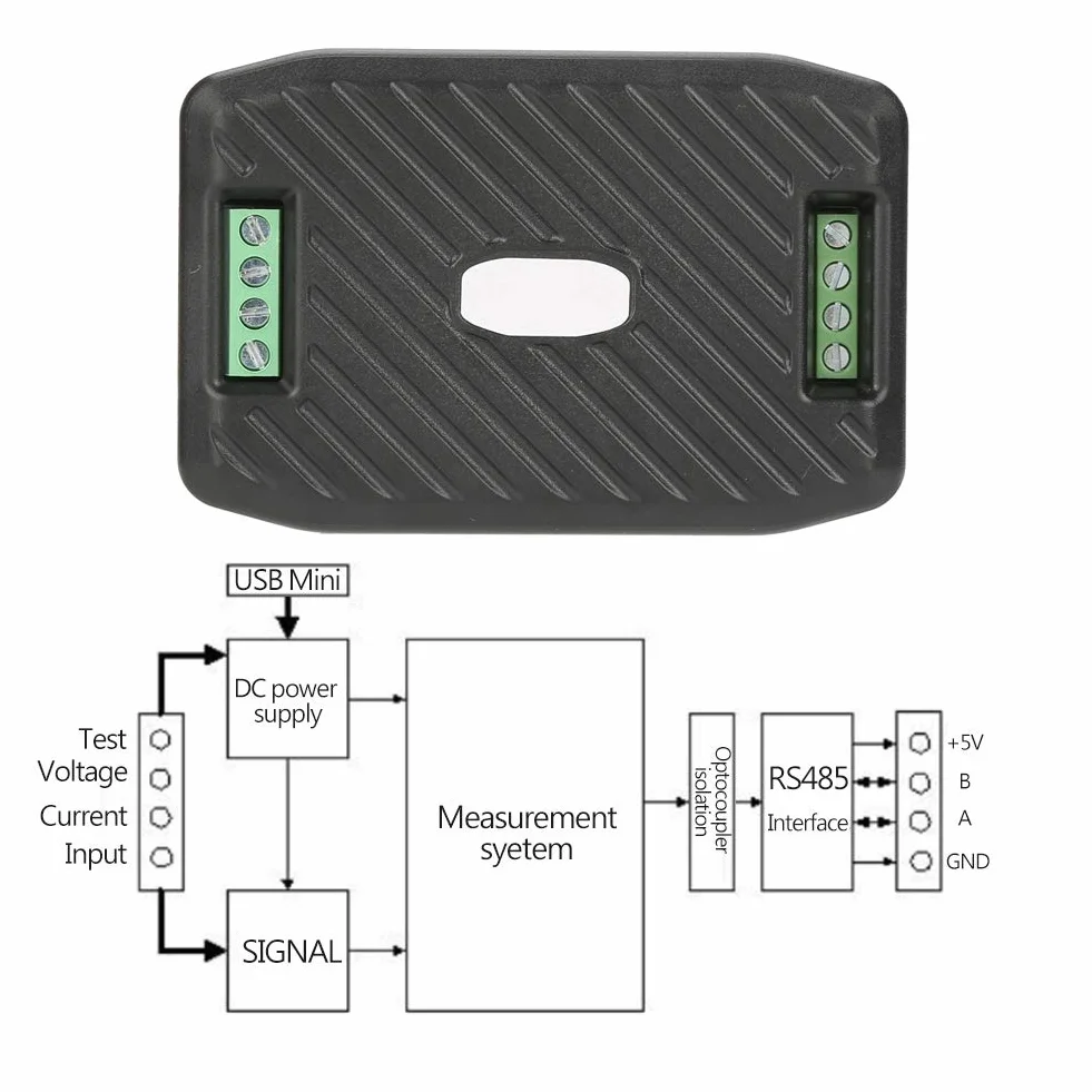 PZEM-017 DC Komunikacja Box Interfejs Modbus 0-300 V 300 A Bocznik Kabel USB Napi?cie Pr?d Miernik zu?ycia energii (PZEM-017+USB) Tester i detektor