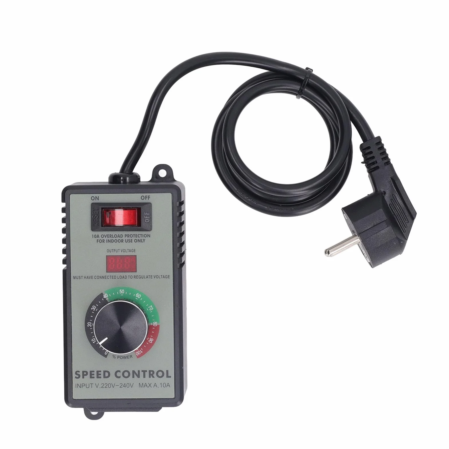 Regulator Prędkości Silnika AC 4000 W 220-240 V 10 A Elektroniczny Regulator Napięcia