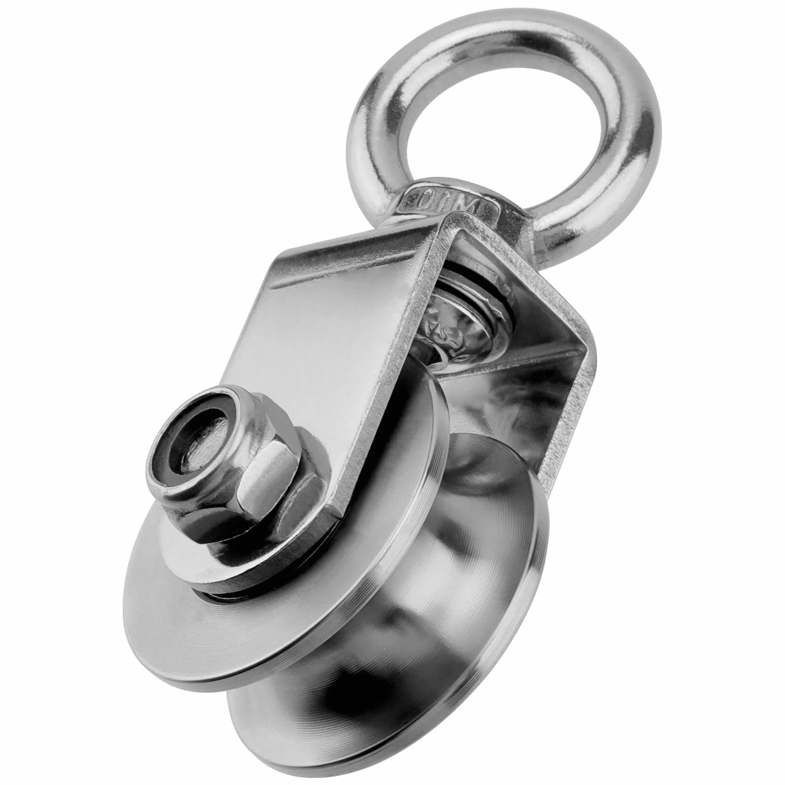 Rolka zwrotna, linka stalowa, rolka linowa fitness, 48 mm, stal nierdzewna, ?o?ysko kulkowe, kó?ka, do urz?dze? fitness, akcesoria fitness, no?no?? 500 kg