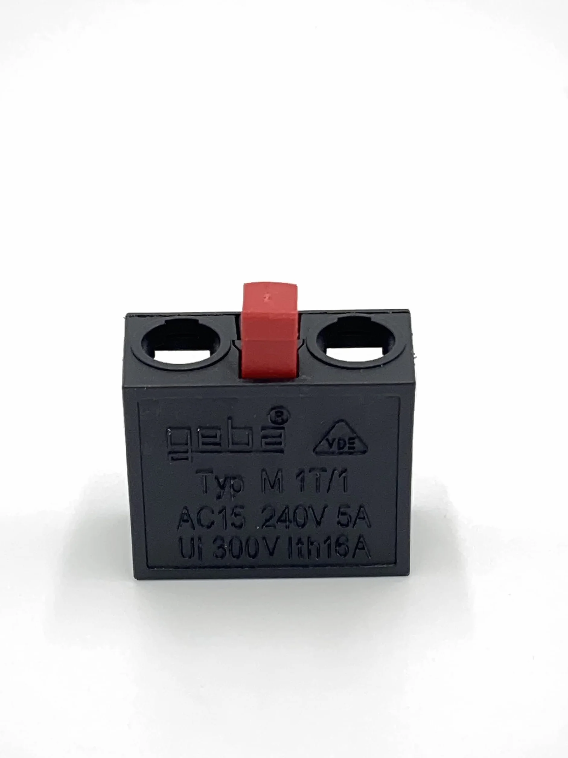 Mikro wkładka zmiany biegów geba M-1T/1Ö czarny/czerwony