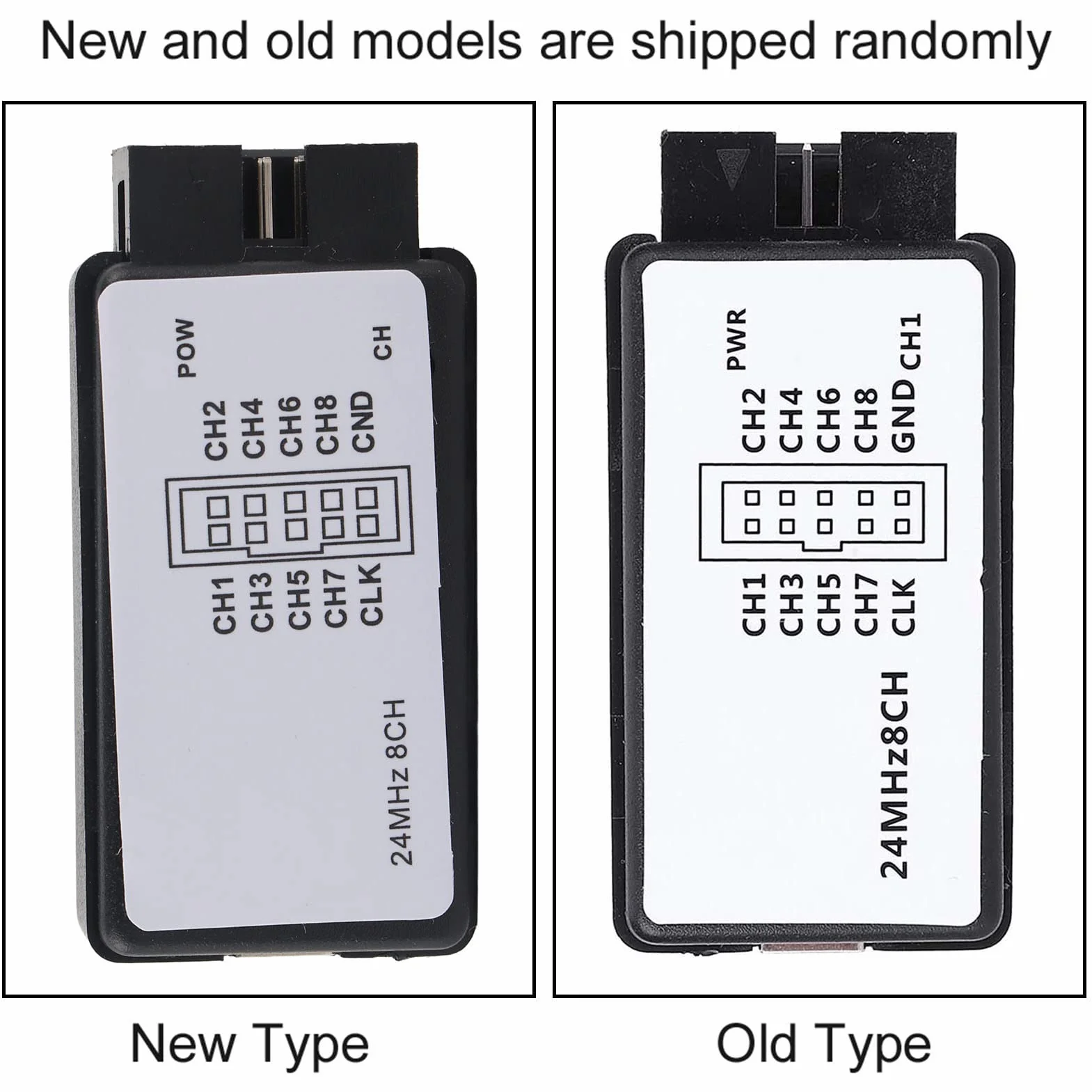 Analizator logiczny USB 24 MHz mini cyfrowy rozmiar kieszeni 8-kanałowej pamięci zestaw urządzeń pamięci wejściowej
