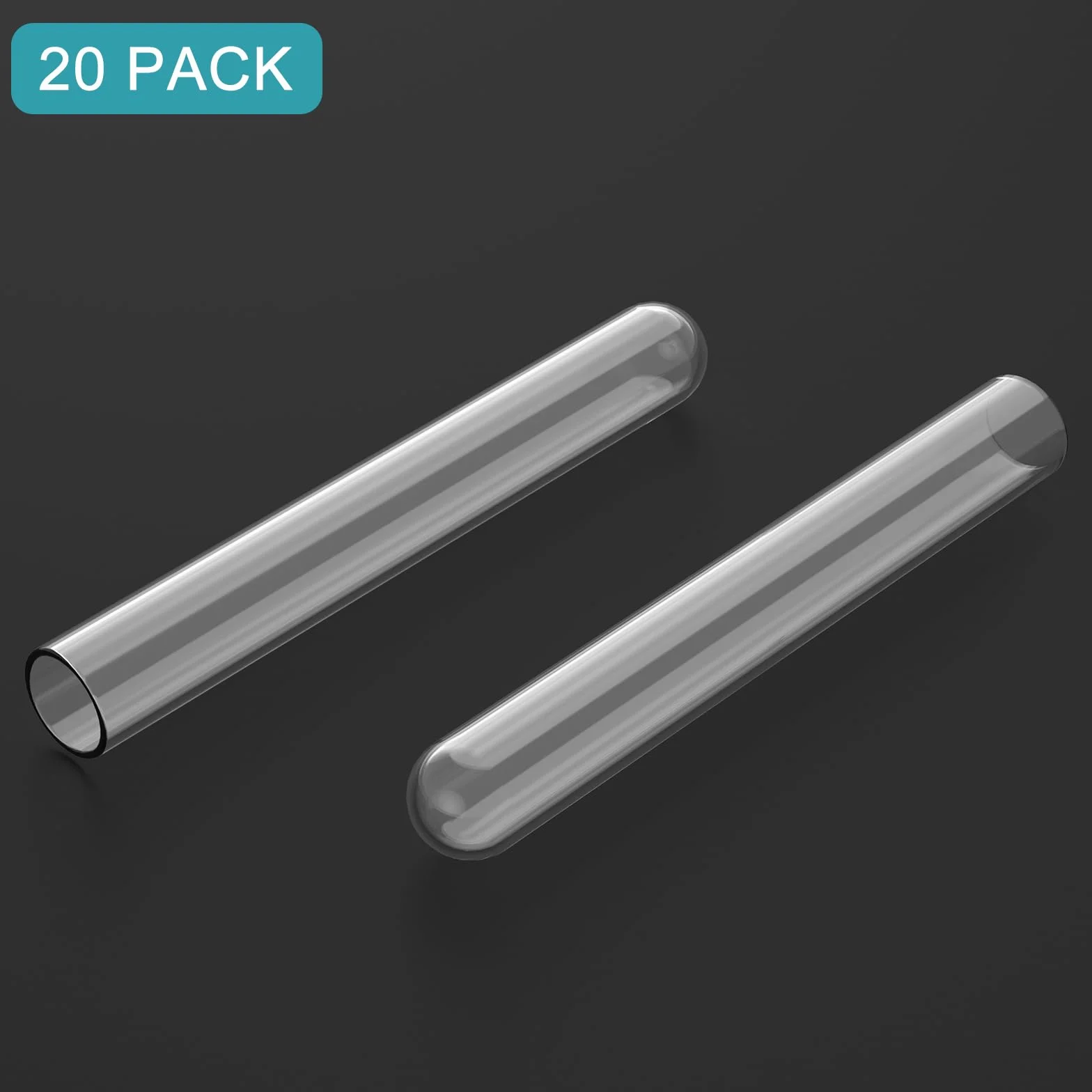 StonyLab probówki ze szkła borokrzemowego okrągłe dno 20 mm x 150 mm 20 szt.