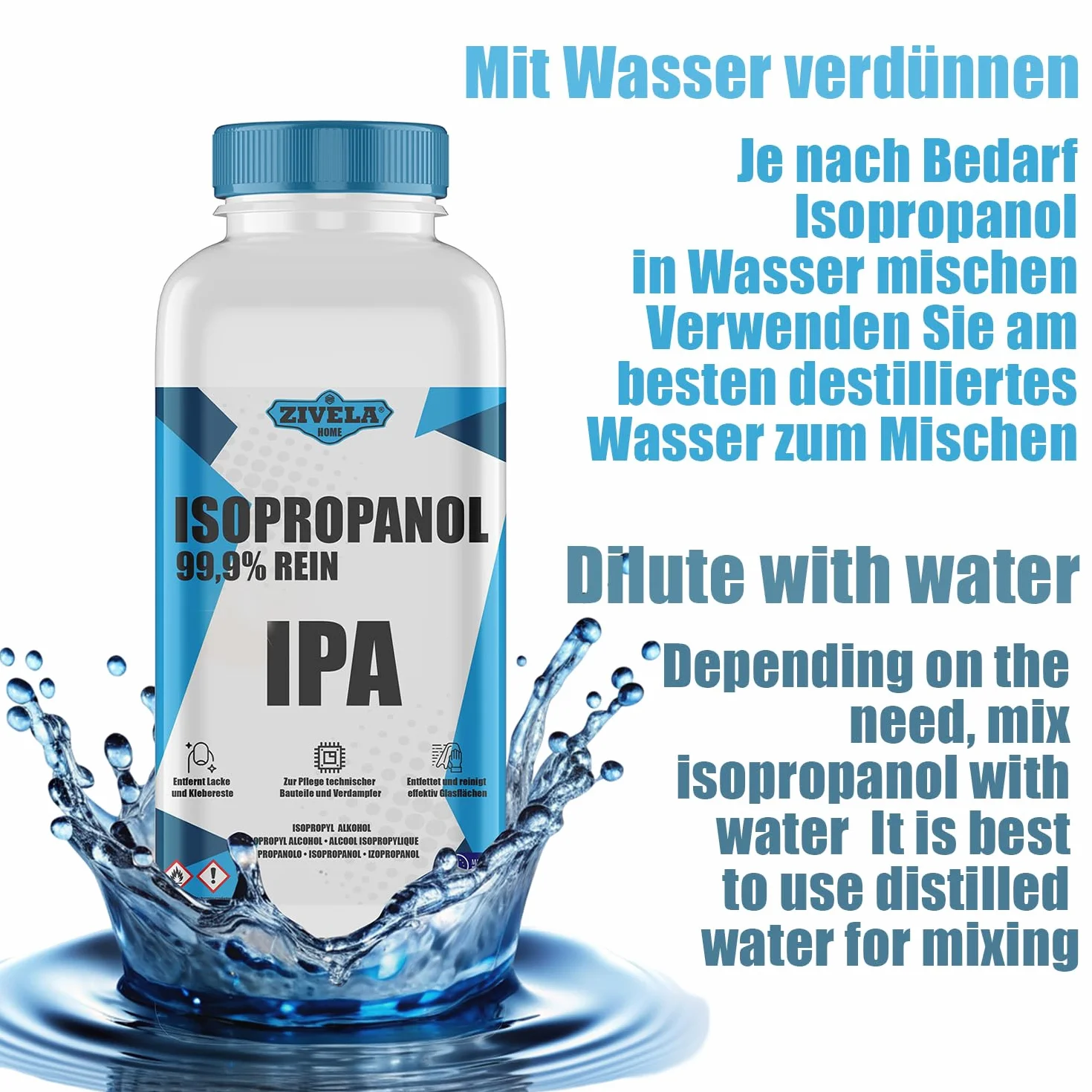 Izopropanol 99,9% 5L IPA do czyszczenia elektroniki i ekranów