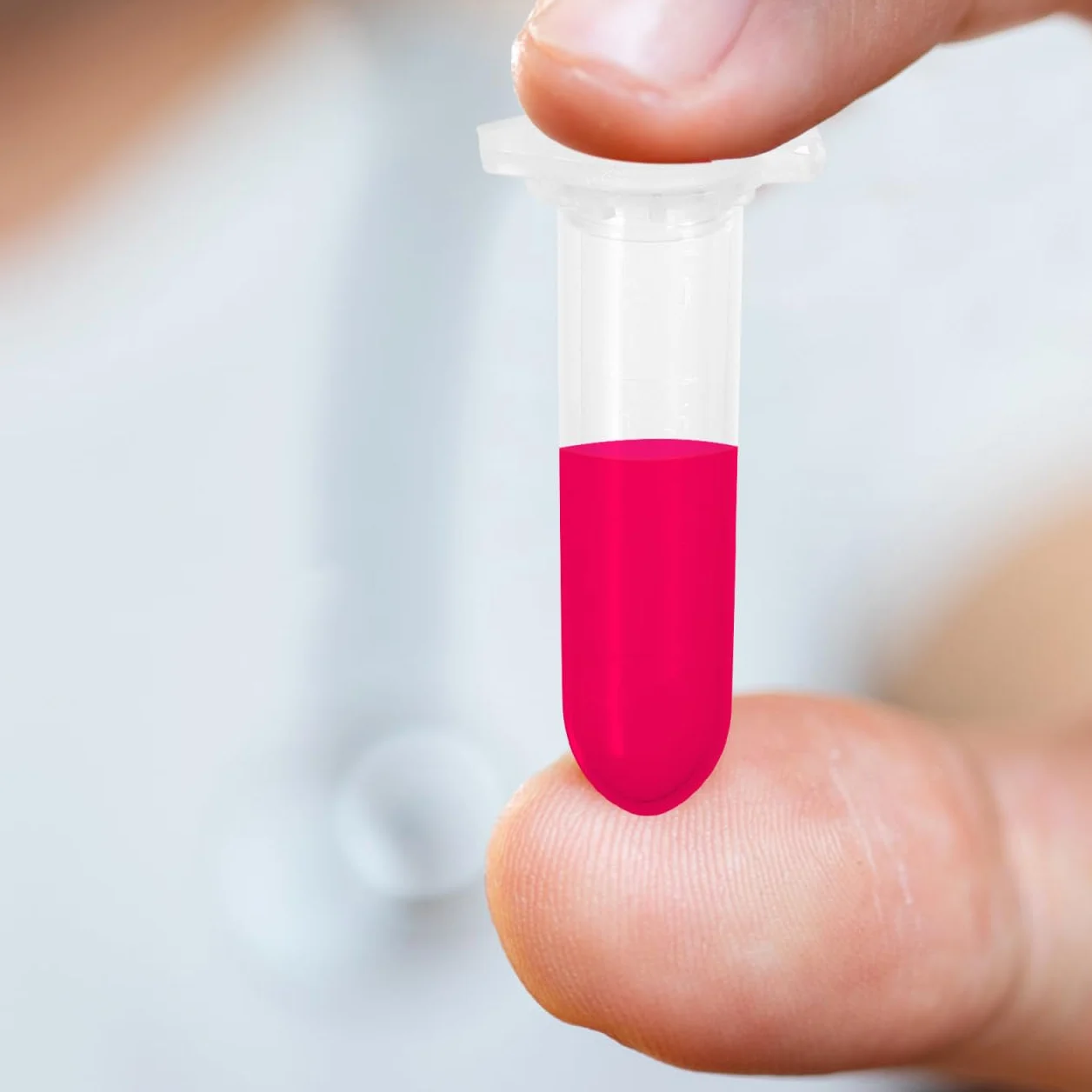 Probówki Wirówkowe 2 ml 500 Szt Materiały Laboratoryjne do Analizy Krwi z Zatrzaskiem Biały