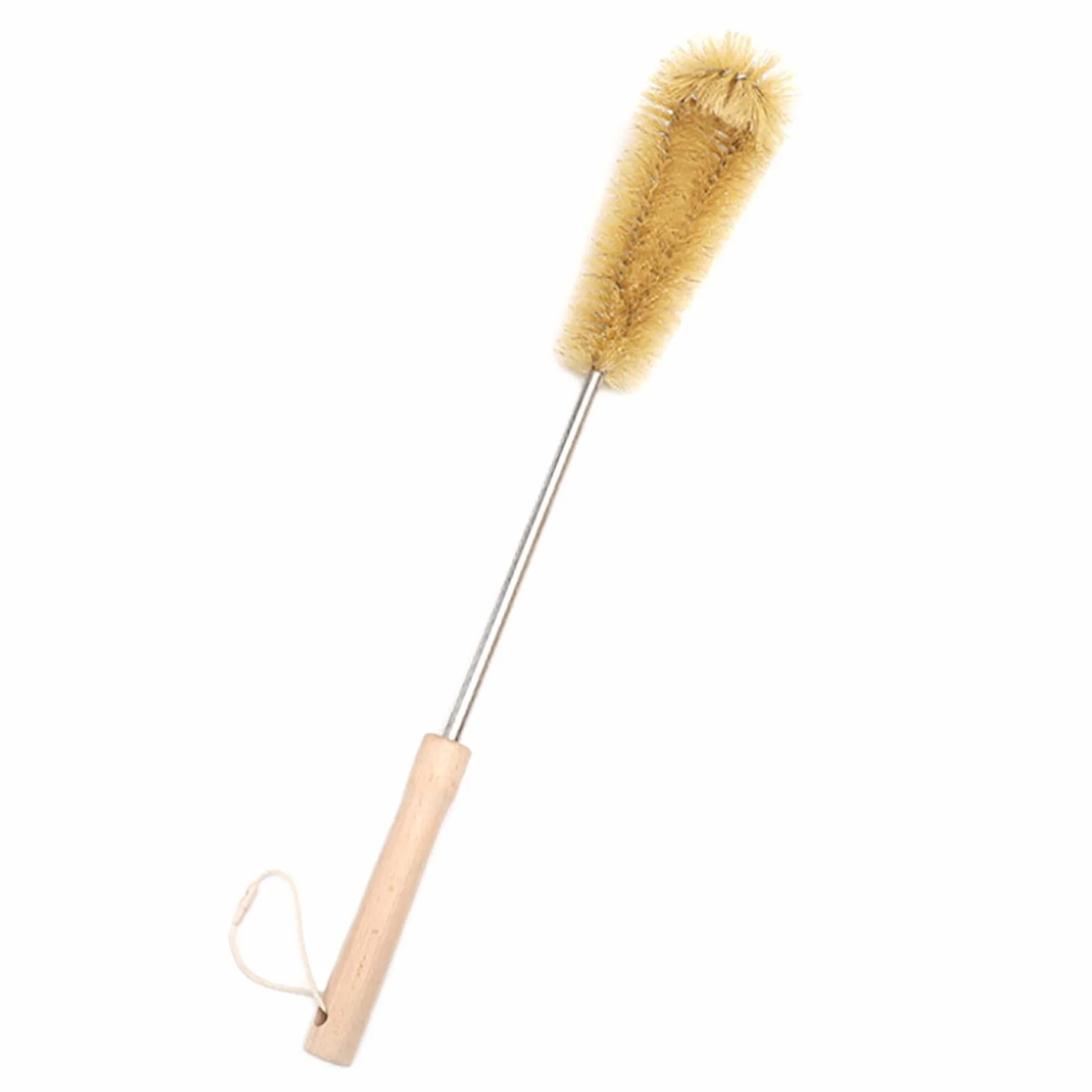 Szczotka do butelek z włosia łokciowego 47 cm zginana z uchwytem z drewna bukowego