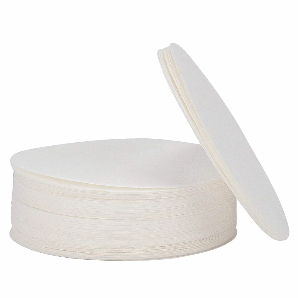 Labasics Wysokiej jakości rolki papieru filtracyjnego, średnica 70 mm papier filtrujący z celulozą o średniej prędkości filtracji 15-20 mikronów, 100 sztuk