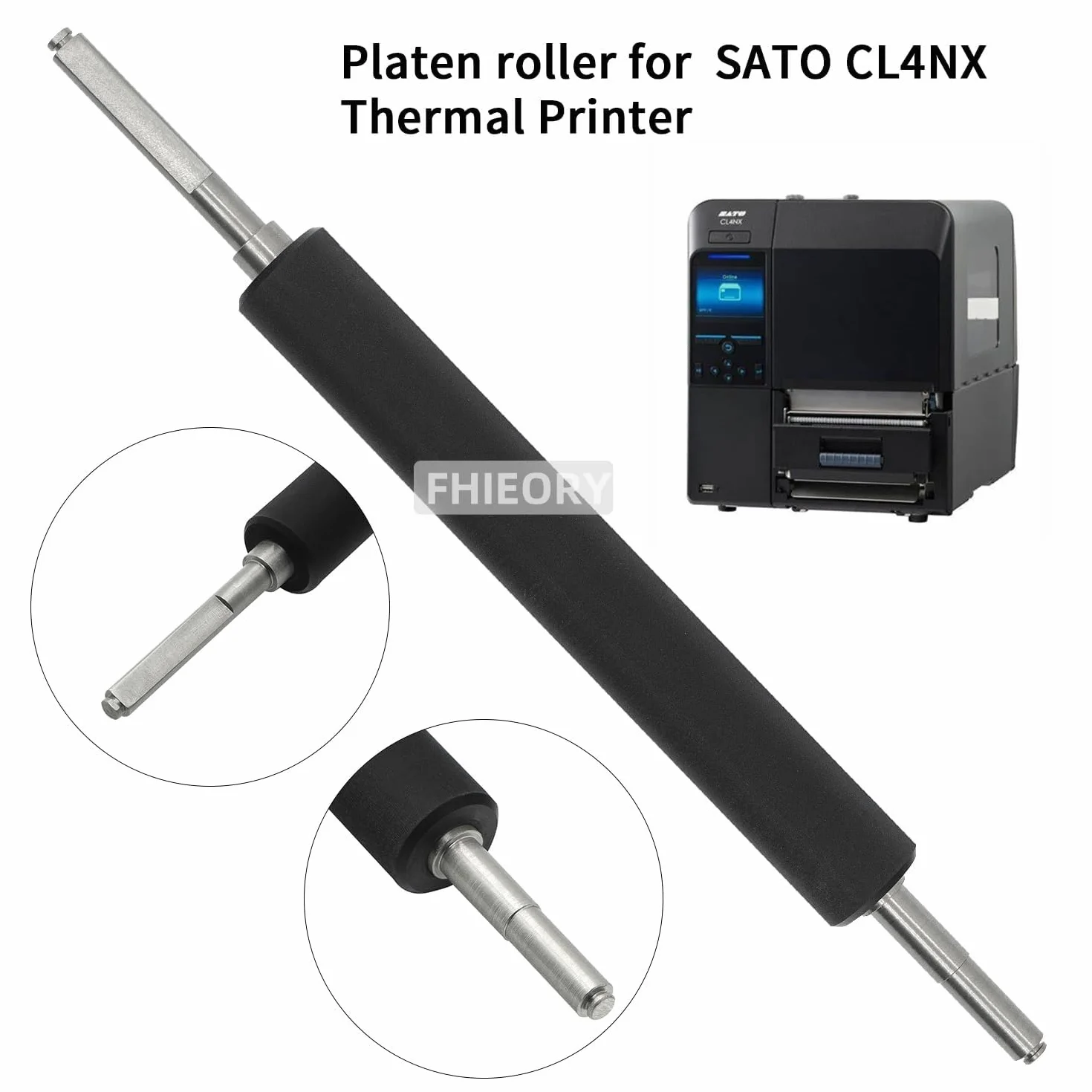 Rolka płytowa do SATO CL4NX CL408NX CL412NX CL424NX termiczna drukarka etykiet 203 dpi 300 dpi 600 dpi