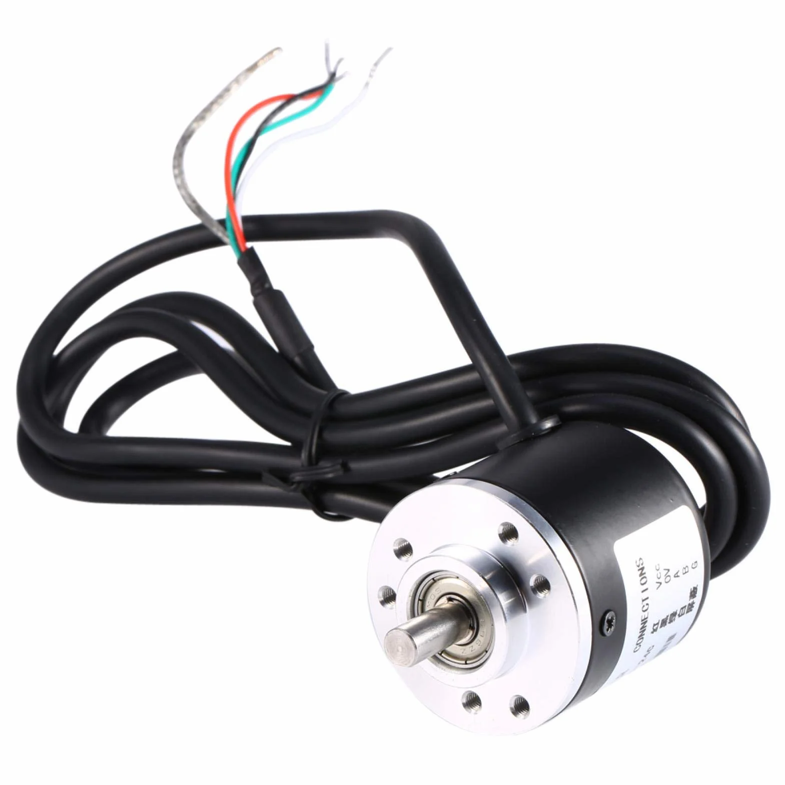 Sensor Encoder, 600P / R 6mm Photoelektrischer Inkremental-Rotationssensor Encoder Industrielles Sensorzubehör Inkremental Encoder
