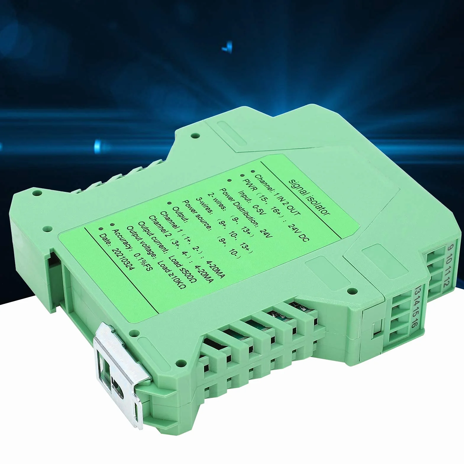 Izolator Sygnału Prądowego DC 24V 4-20mA PLC Nadajnik Kondycjoner Sygnału