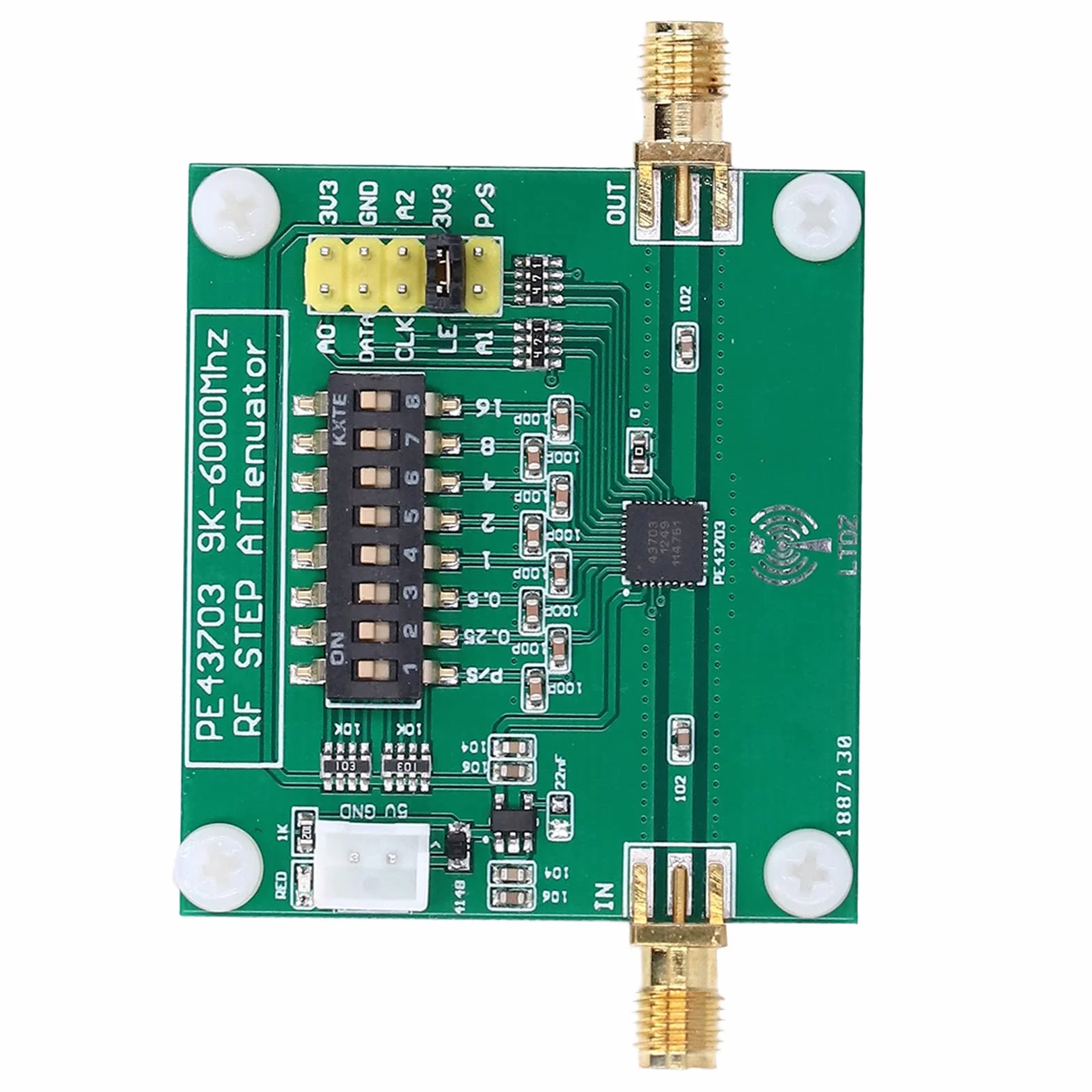 Cyfrowy moduł tłumika RF PE43703 0,25-31,75 DB