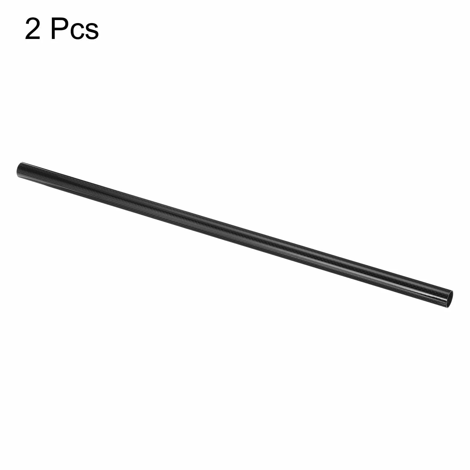 QUARKZMAN 2 szt. rurek z włókna węglowego 16 x 18 x 420 mm gładka powierzchnia polerowany pręt węglowy nawinięty w rolkę okrągłe rury węglowe do samolotów RC Quadcopter, Multicopter