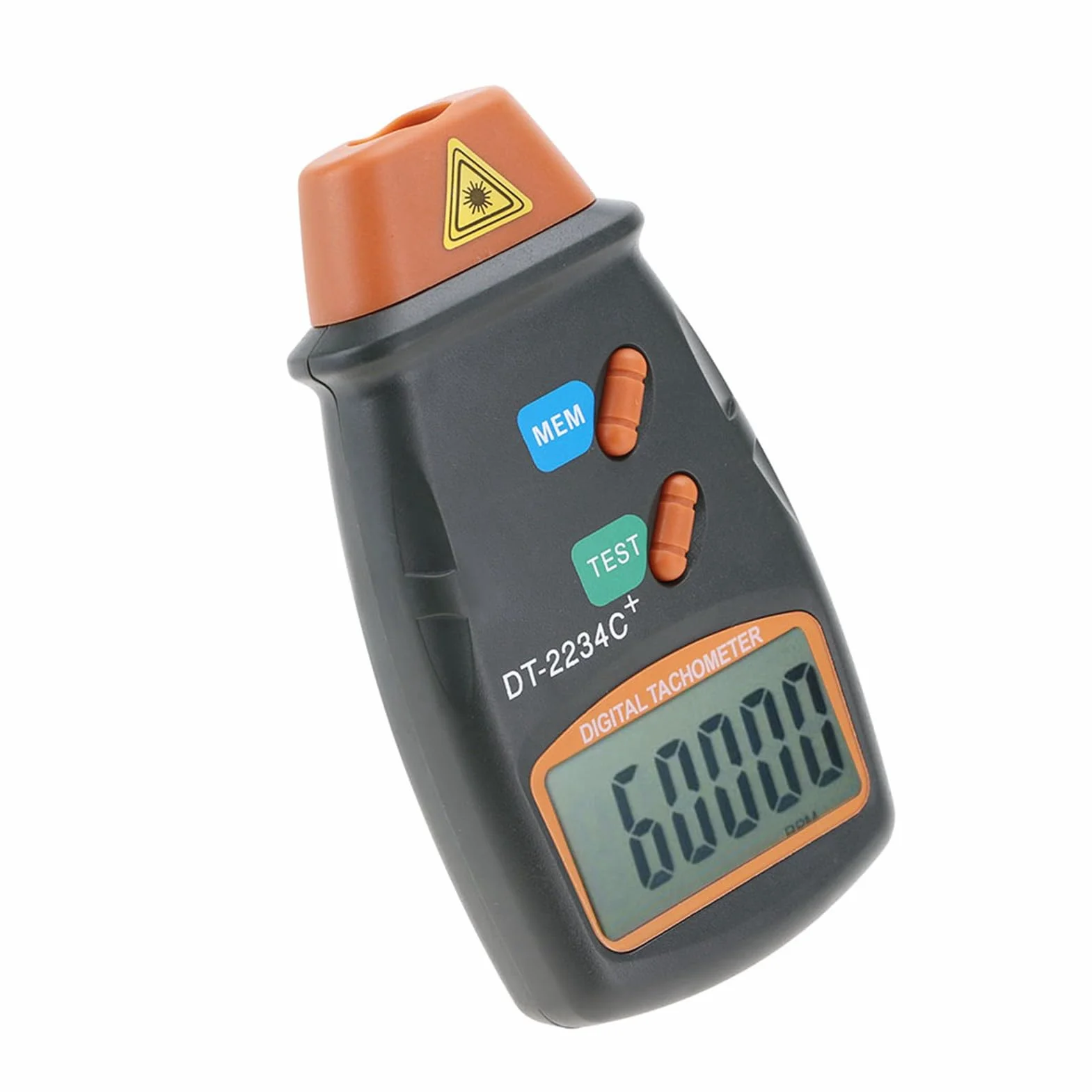 DT-2234C LCD Cyfrowy Mini RPM Tester Miernik Laserowy Obrotomierz Fotograficzny Bezdotykowy Fotoelektryczny Obrotomierz RPM Tester dla Silnika i Przemysłu