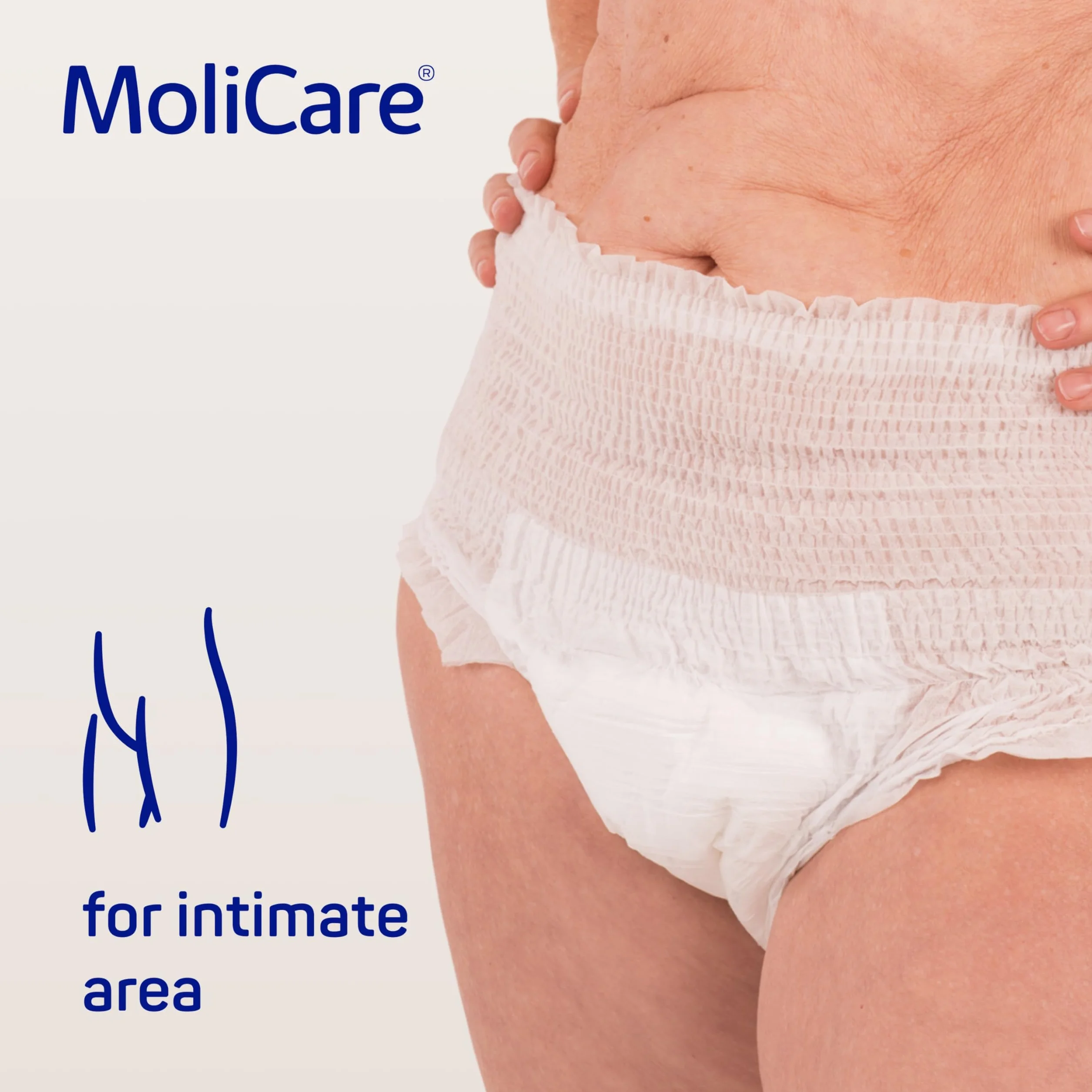 MoliCare Skin - Chusteczki impregnowane na każdą okazję - Wzbogacone rumiankiem - pH Neutralne dla skóry - 50-częściowy worek