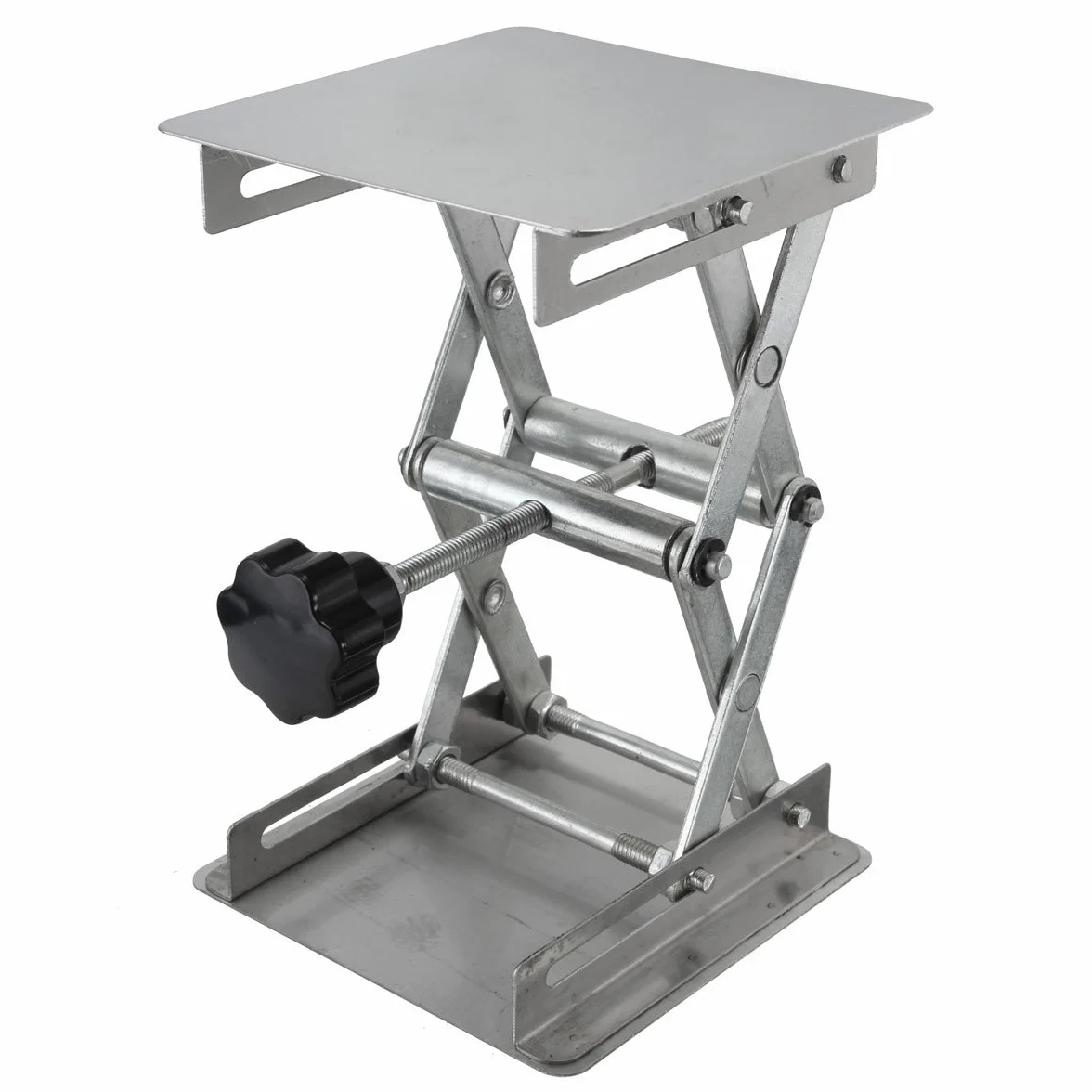Stół laboratoryjny ze stali nierdzewnej 100 x 100 mm stojak nożycowy Lab Jack