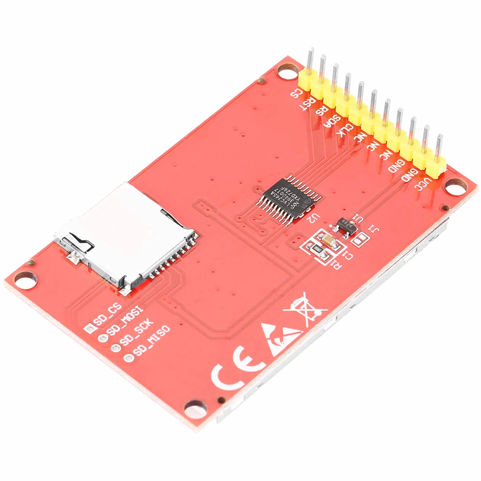 ILI9225 LCD-TFT-Anzeigemodul für serielle Schnittstelle, serielle periphere Schnittstelle 2,0 Zoll 3V / 5,5V 176x220