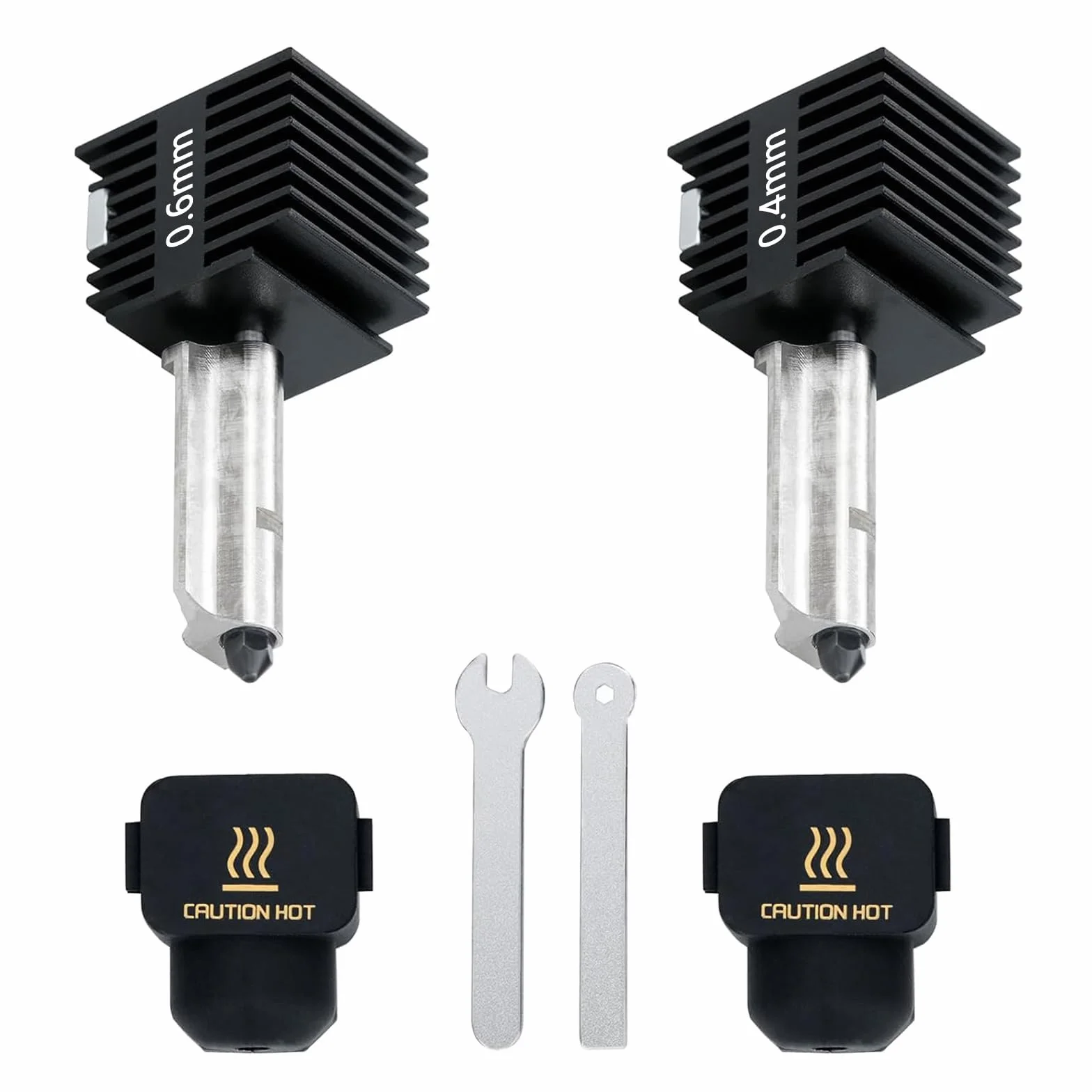 Bambu Lab Hotend Kit A1/A1 Mini 0,4 mm 0,6 mm z Hartowanej Stali Zestaw