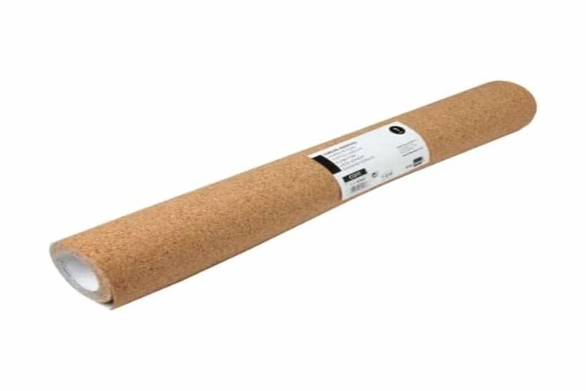 Korek prowadzi papier klej szerokość 45cm długość 1m grubość 1mm w rolce