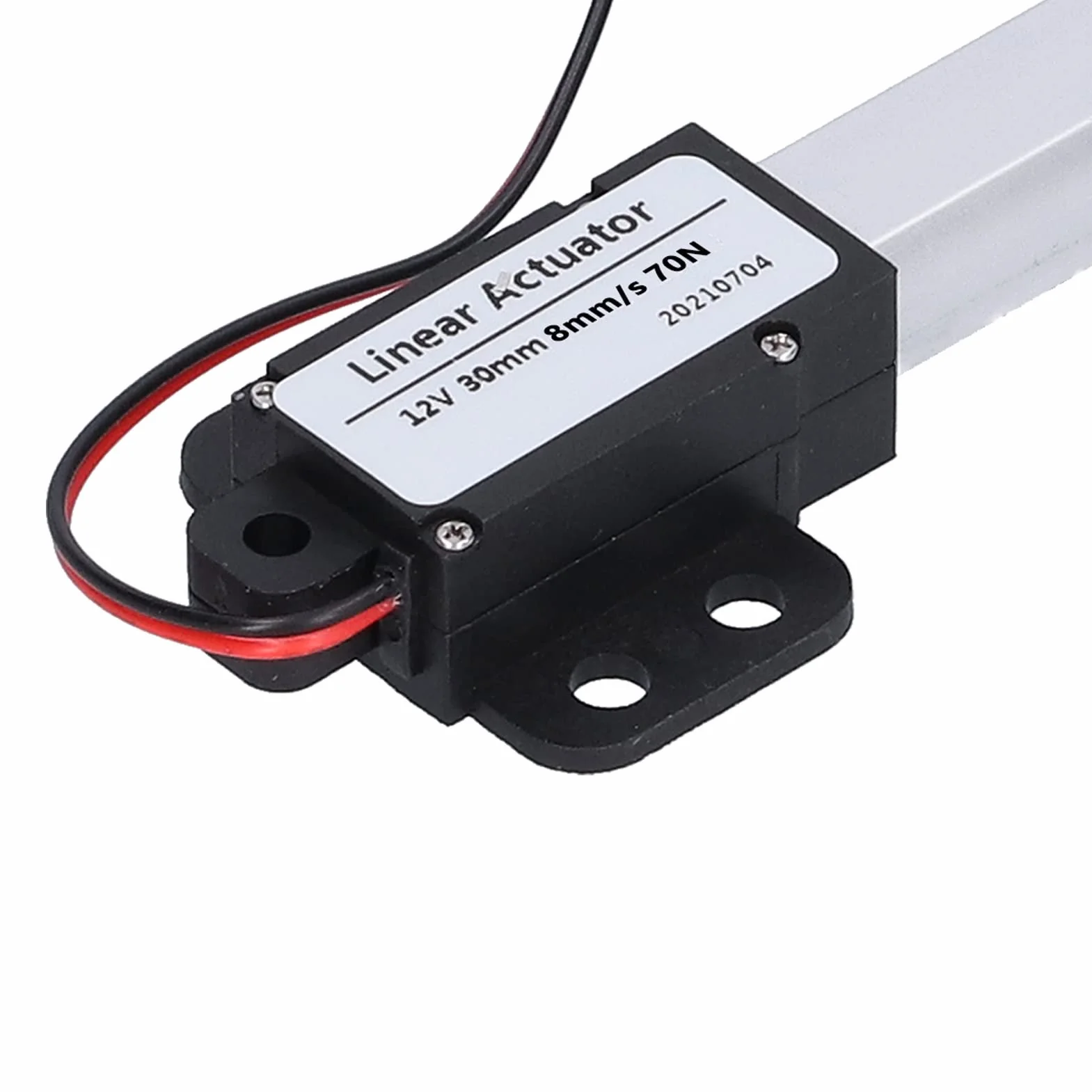 Siłownik Liniowy DC 12V 30mm Skok 8mm/s 70N Śruba Typu T Mini Elektryczny