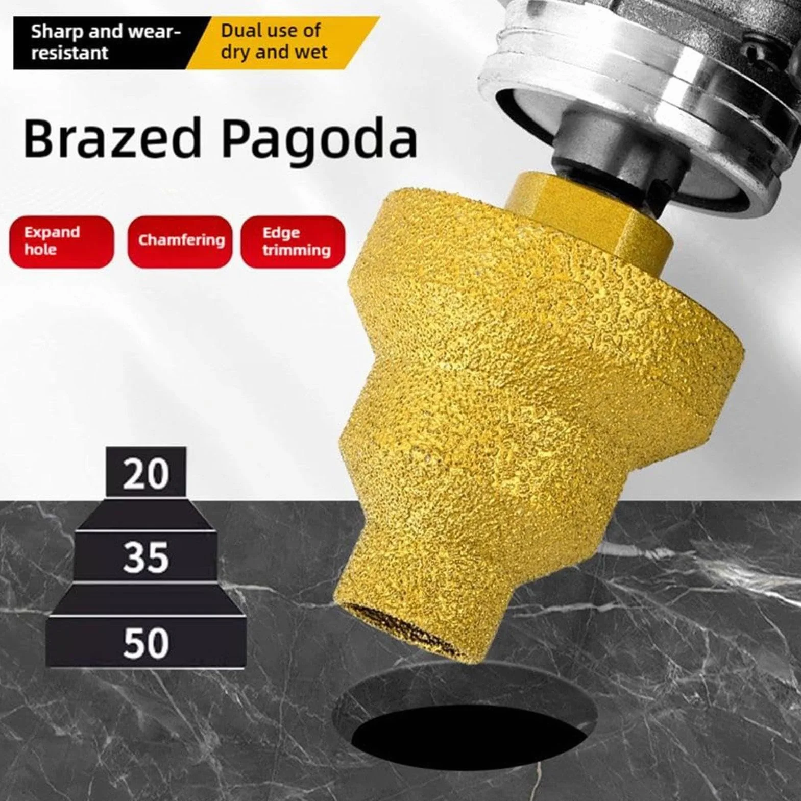 Metal Drill Bit Hole Expander Conical Step Drill Bit For Metal Woodworking Concrete Tile Bevel Chamfer Drill Bits For Precision Drilling In Various Materials Like Steel, Wood, And Ceramic