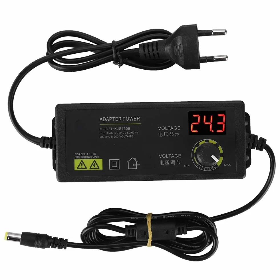 72W 3A 9 24V Regulowany Zasilacz Zasilacz Impulsowy z Wyświetlaczem Napięcia LED Regulowane Napięcie Wyjściowe Regulowany Zasilacz z wielopoziomową ochroną