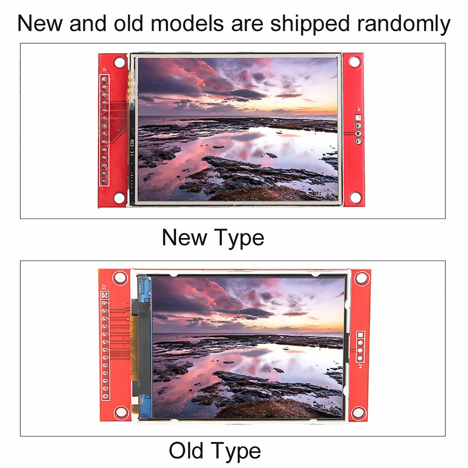 Moduł wyświetlacza LCD, wyświetlacz TFT LCD 7,1 cm Ili9341 Moduł 240 x 320 5 V / 3,3 V SPI Moduł wyświetlacza TFT LCD z klatką na kartę SD, moduł wyświetlacza LCD z płytką drukowaną