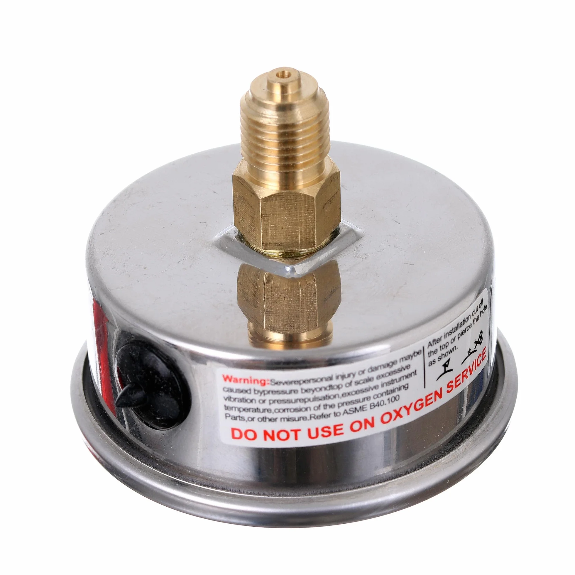 TC Technic Manometr glicerynowy 63mm 0-250 Bar 3500 PSI 1/4" Wskaźnik ciśnienia