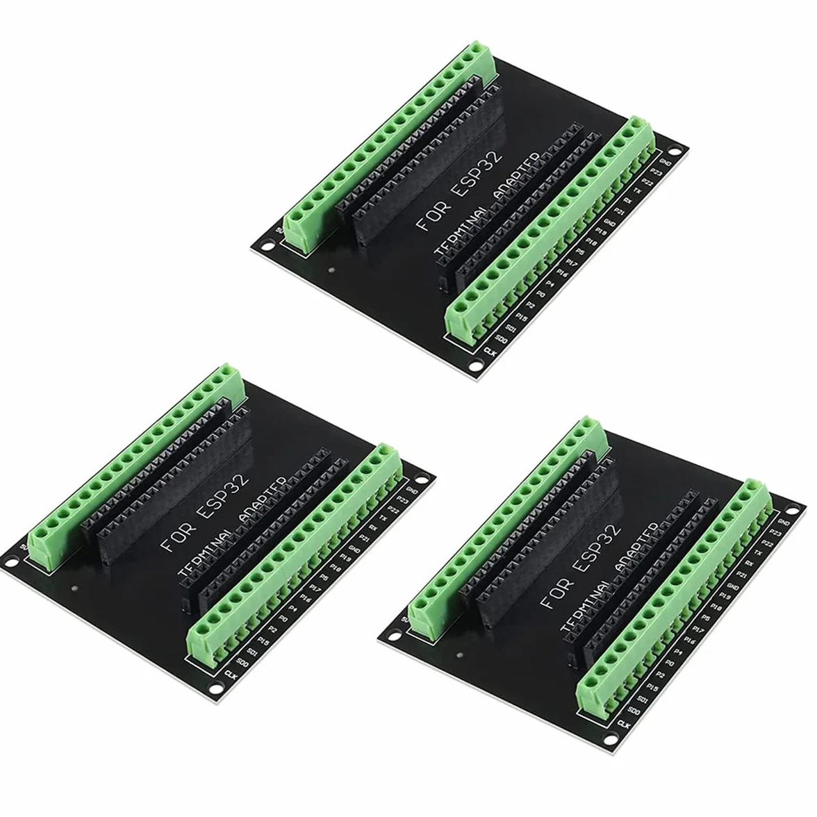Hailege 3 szt. ESP32 ESP32S GPIO Rozszerzenie GPIO Board Pin Out IO Out 1 Into 2 do płyty rozwojowej ESP32 ESP32S 38Pin