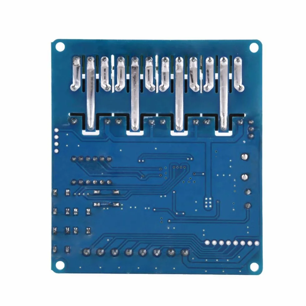 Multifunktions-Zeitrelais-Modul, 8-36V 4-Kanal-Multifunktions-Zeitrelais-Interface-Board-Modul Optokoppler LED
