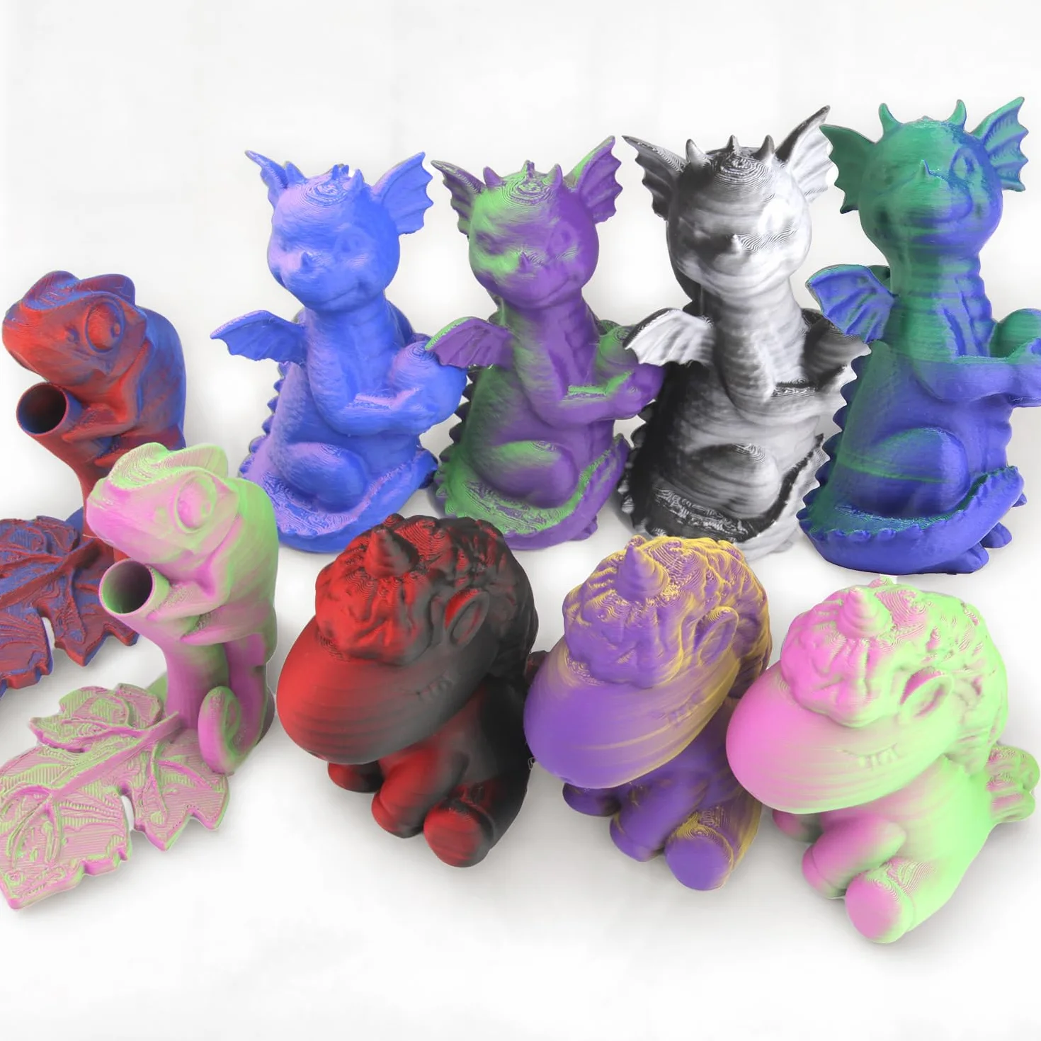 eSUN Matte Dual Colour Filament, matowy filament PLA 1,75 mm, kolor bez połysku, matowa tekstura, szpula 1 kg (2,2 LBS) do drukarek 3D (Czerwony Niebieski, 1KG)