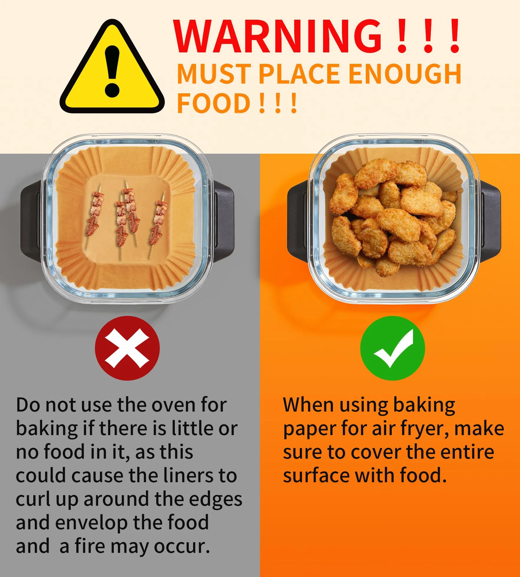 Ankway Papier do pieczenia Air Fryer Ninja CRISPi, 120 sztuk papieru pergaminowego, akcesoria do frytkownic na gorące powietrze, 3,8 l i 1,4 l, FN101EUGY, FN101EUST, FN101EUSG, papierowe wkładki do