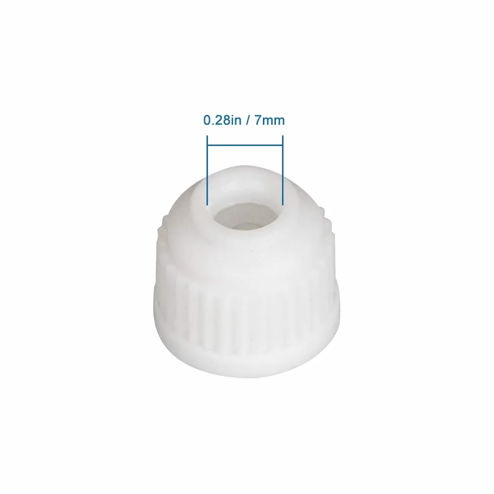 StonyLab Plastikowe zakrętki wymienne nasadki do adaptera wlotowego termometru 14/20, 19/22 i 24/40, (5 szt.)