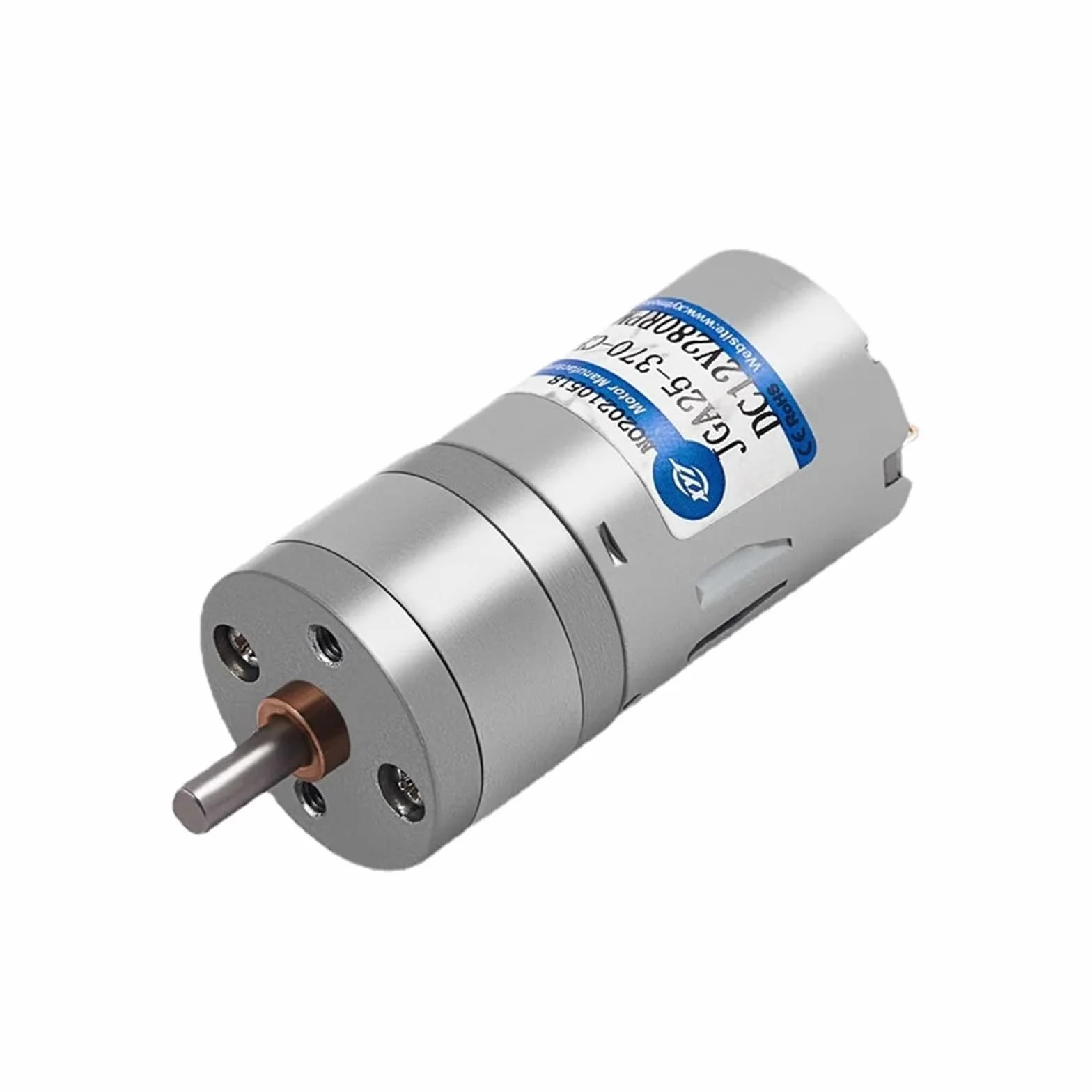 JGA25-370 miniaturowy motoreduktor silnik prądu stałego 6V 12V 24V z przekładnią wysoki moment obrotowy 280 obr/min