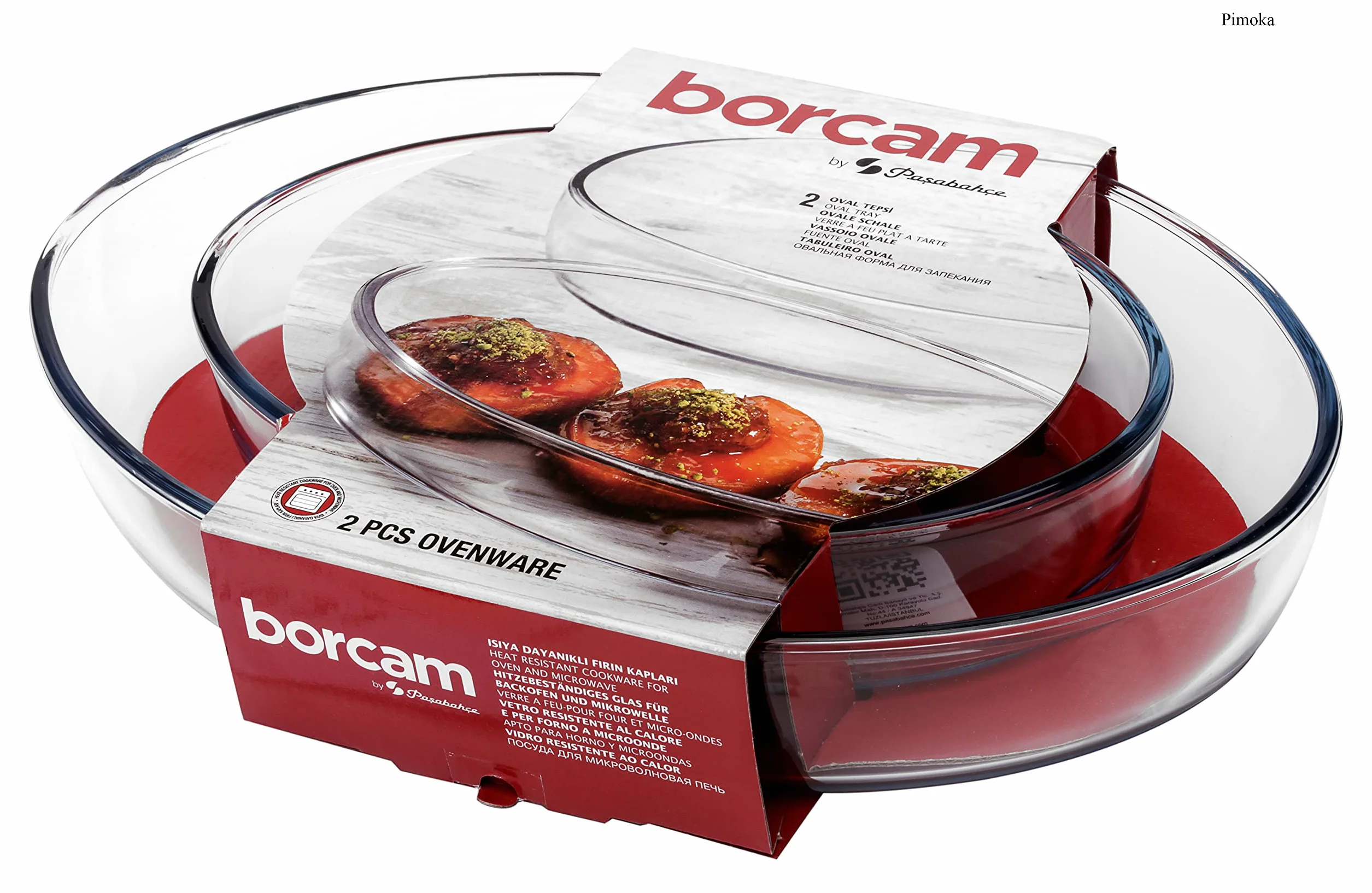 FORNOR BORCAM 217669 OVAL OVEN TRAY X2 BORCAM 35 x 24 cm