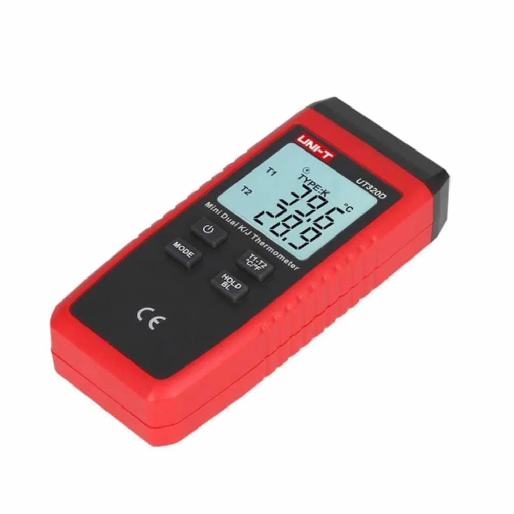 UNI-T UT320D Seria UT320 mini termometr kontaktowy, dwukanałowy, -50 ° C-1300 ° C