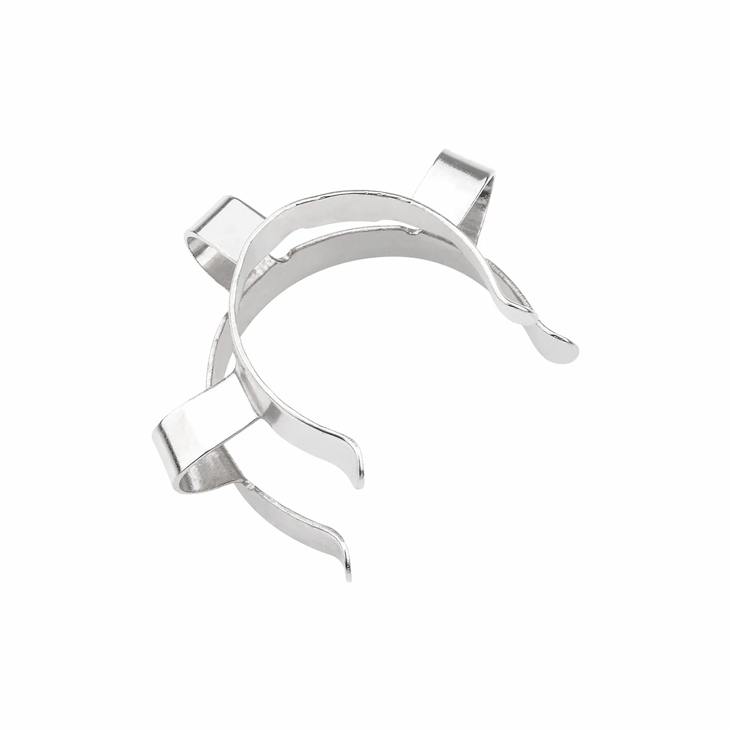 stonylab Metalowe Klipsy do Połączeń, 5 Szt. 24 mm Keck Clamp, do Połączenia Szklanego 24/40, Akcesorium Laboratoryjne, #24
