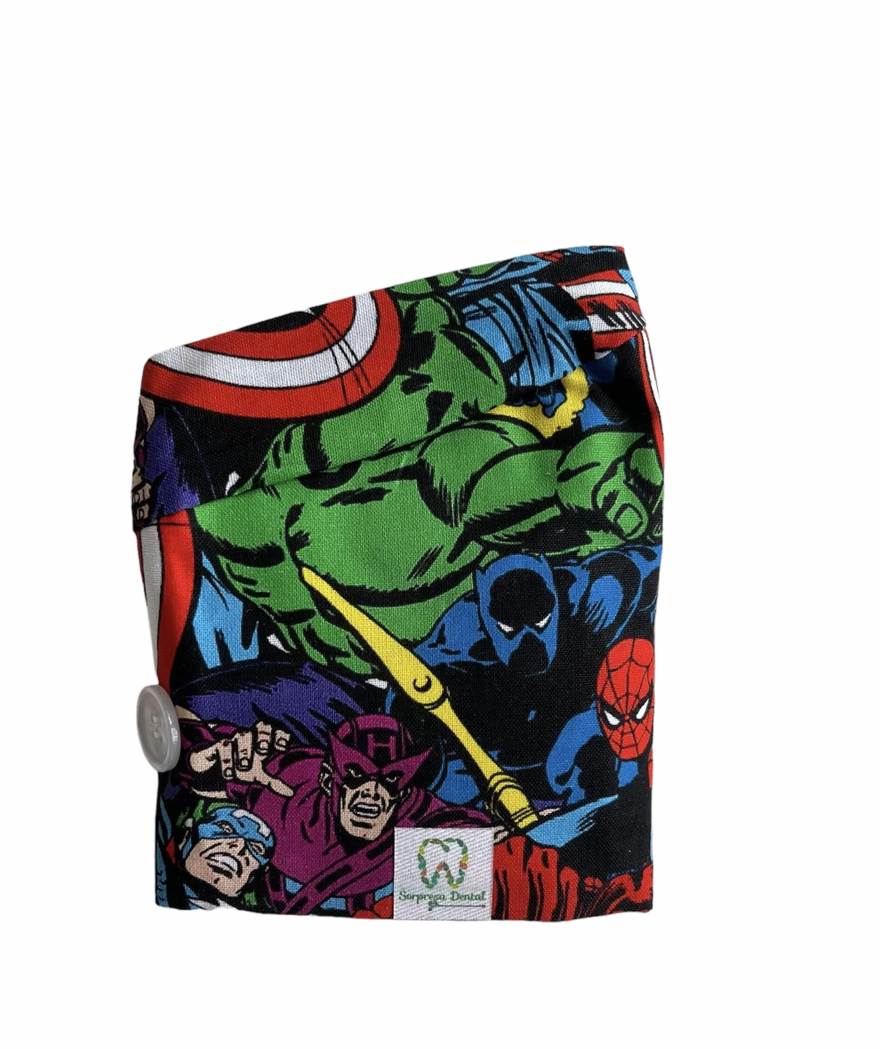 Czapka chirurgiczna Avengers, czapka chirurgiczna Avengers, Marvel Nakrycia głowy pielęgniarskie, Nadruk, rozmiar uniwersalny