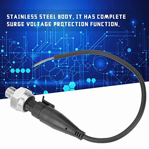 Czujnik ciśnienia ze stali nierdzewnej G1/4 5V 0-5V 0-300 PSI przetwornik ciśnienia