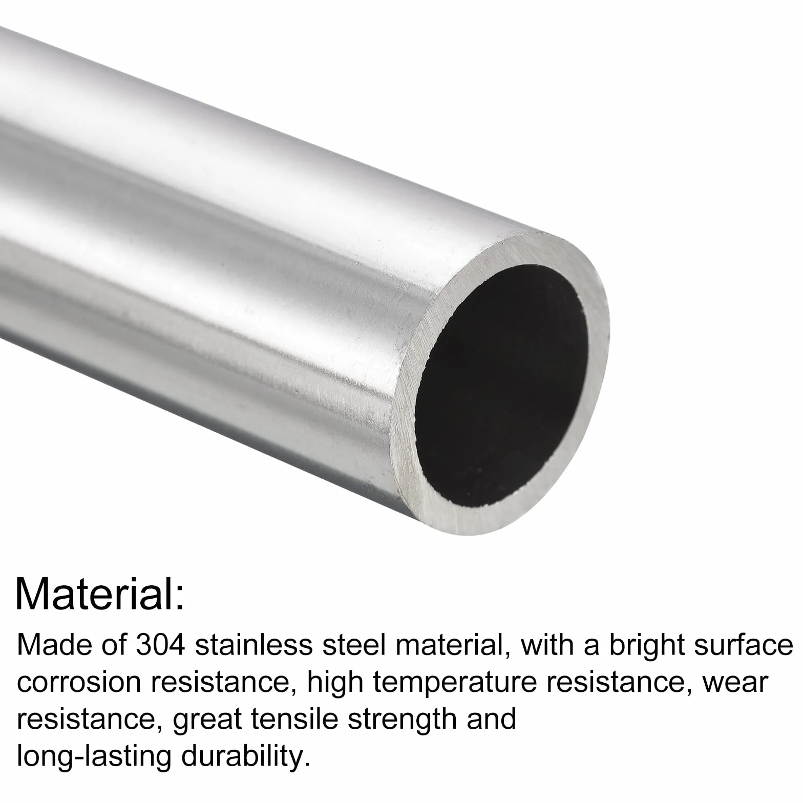 QUARKZMAN Rura ze stali nierdzewnej 304 OD 20 mm x 2 mm grubość ścianki 300 mm długość metalowe węże do maszyn przemysłowych